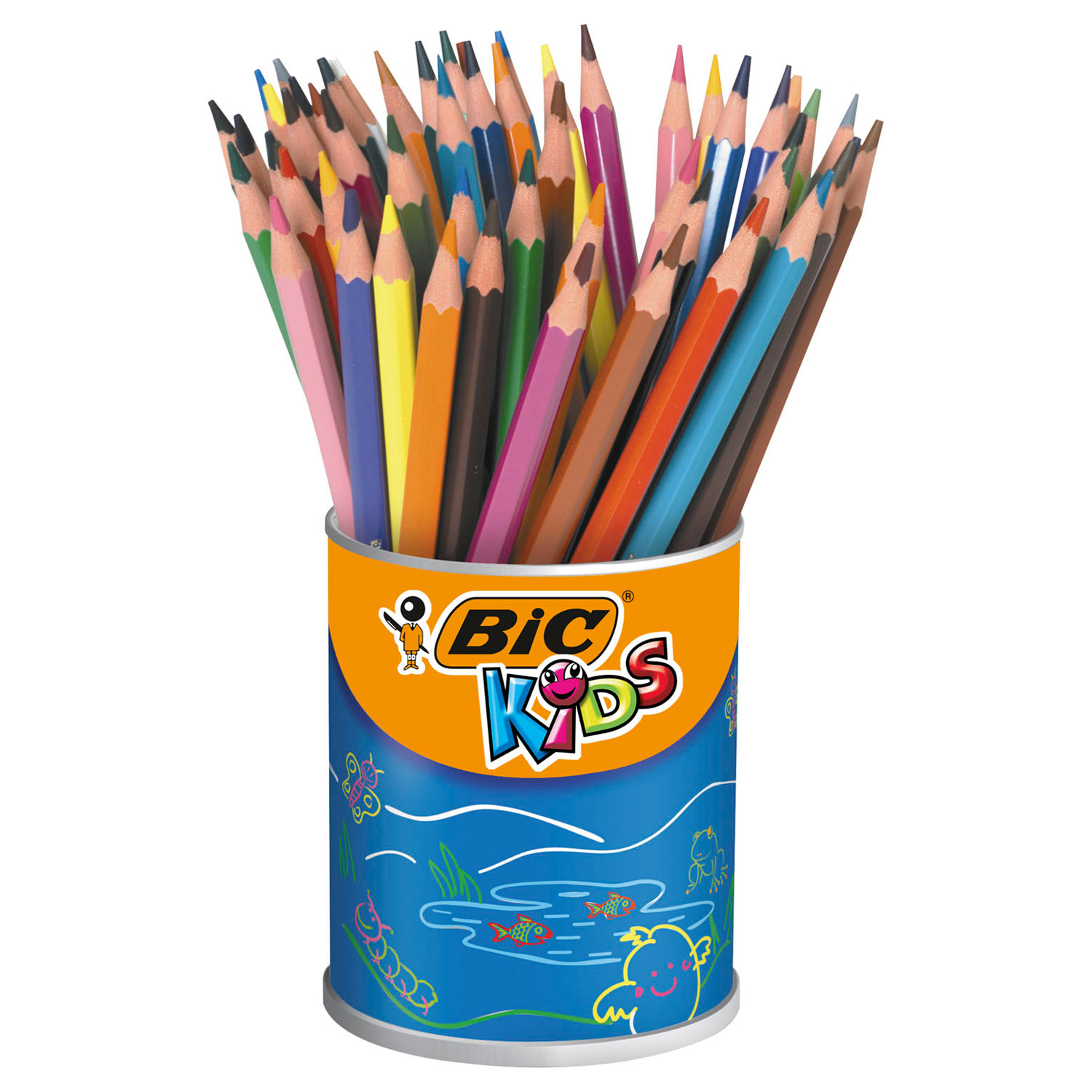 BIC Kids ecolutions Evolution - 24 Crayons de couleur