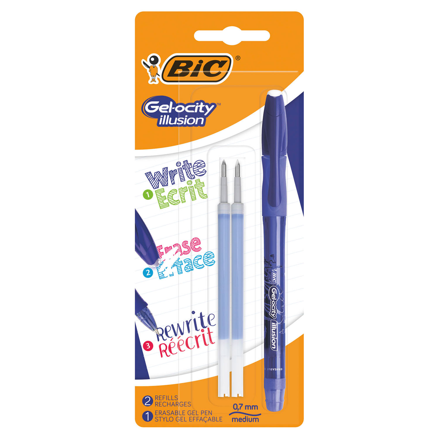 BIC Gelocity Illusion Erasable Gel Pen