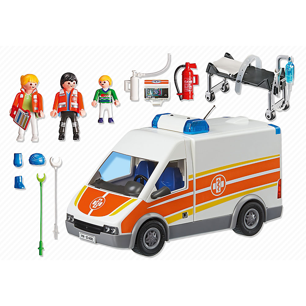 Playmobil 6685 Ziekenwagen met licht en geluid | Thimble Toys