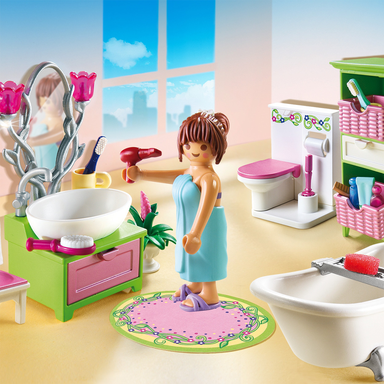 periode regelmatig het beleid Playmobil 5307 Badkamer met bad op pootjes | Thimble Toys