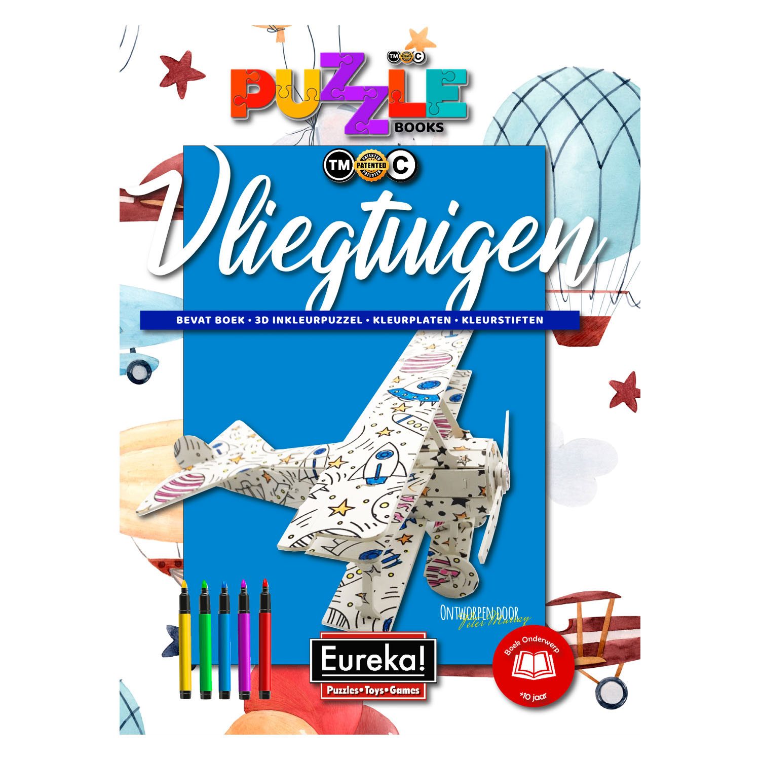 Eureka 3D Puzzle Books - Airplanes