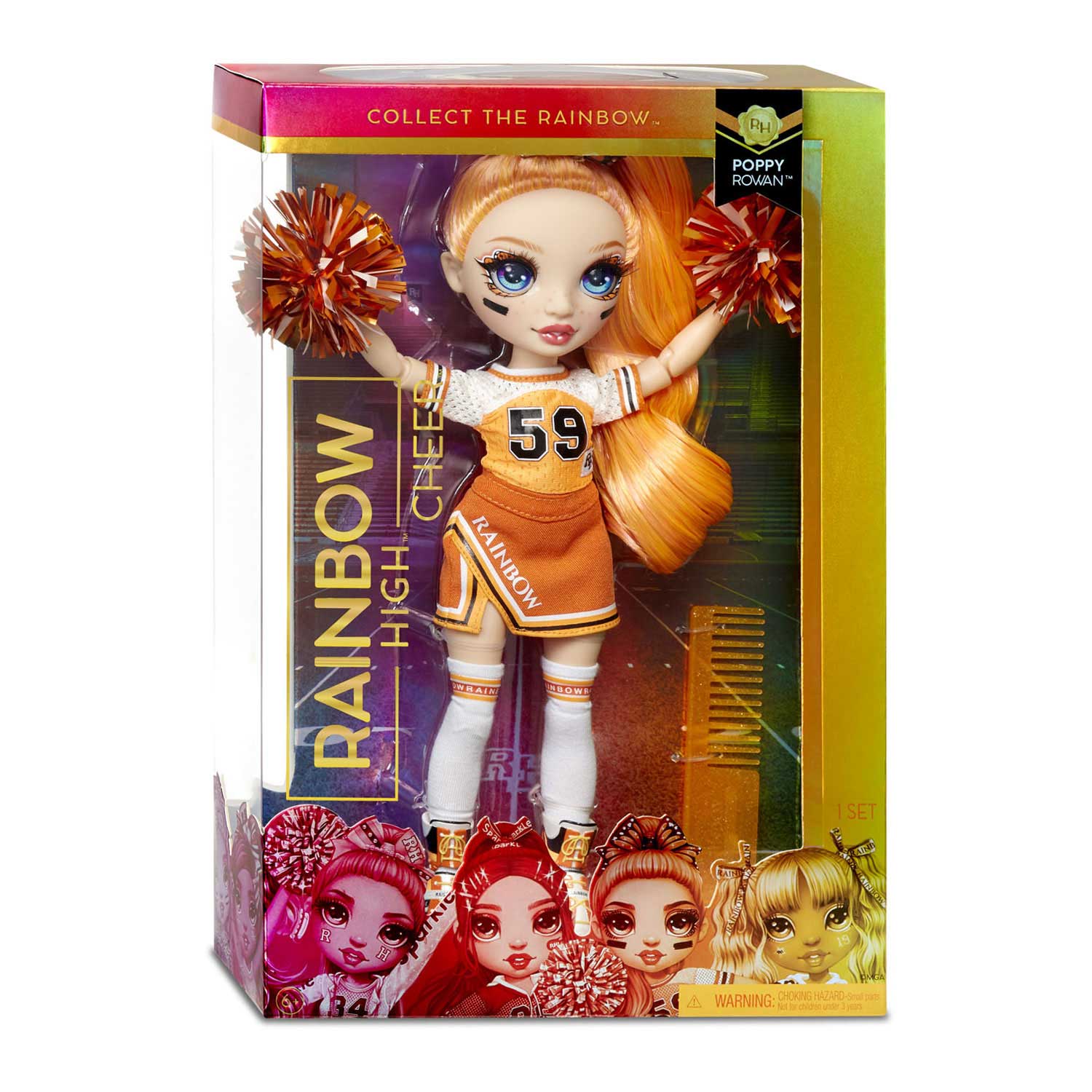 Rainbow High: Cheer Doll - Poppy Rowan (Orange)