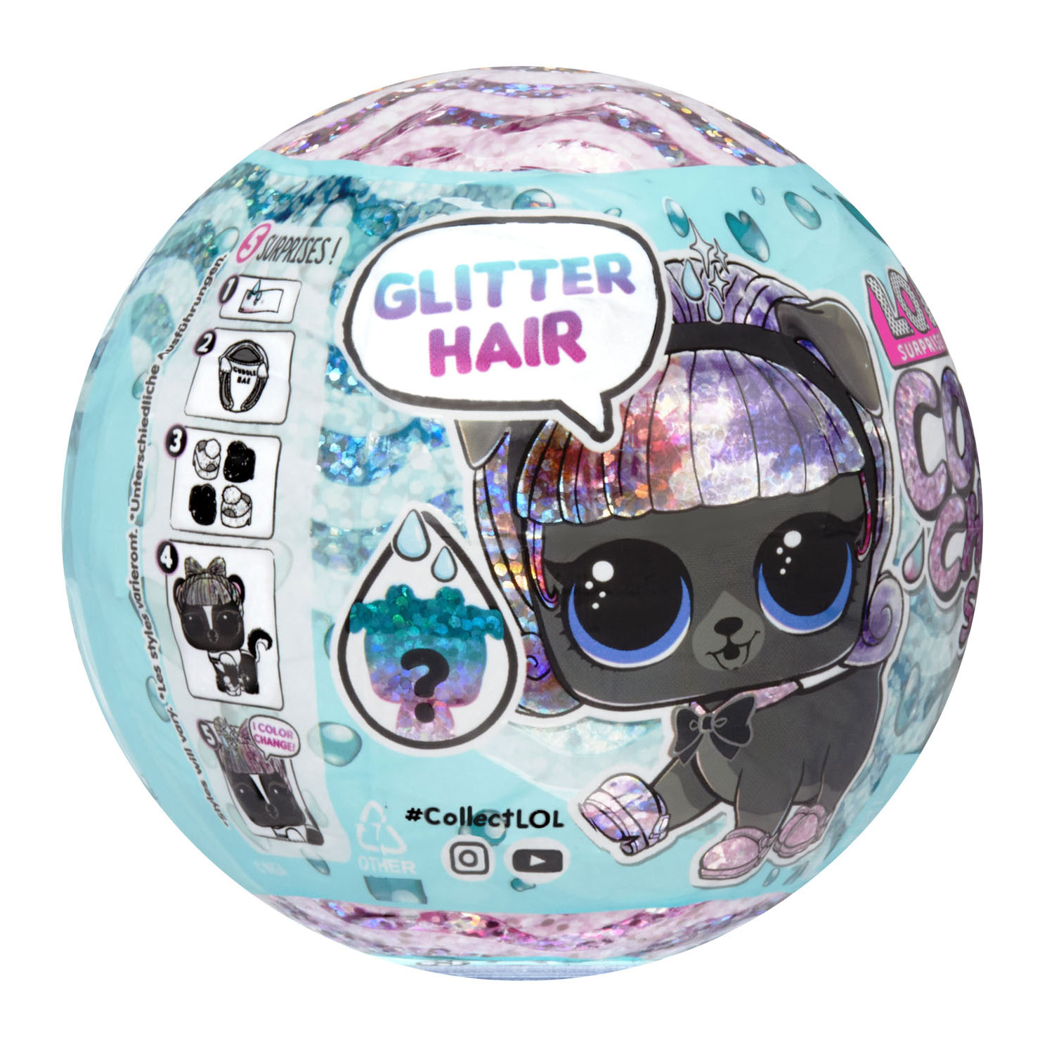 Lol glitter hot sale globe pets