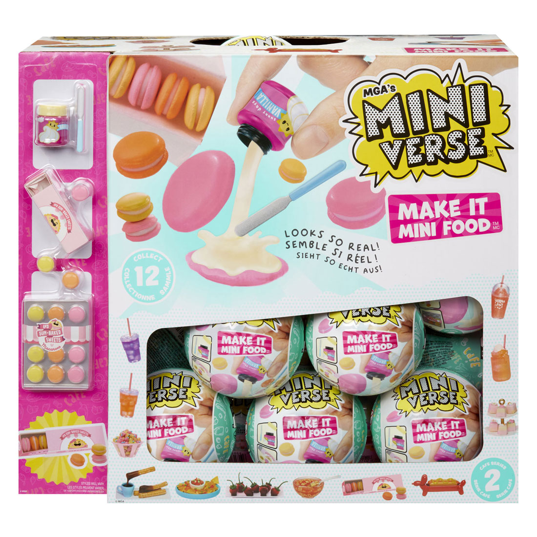 MGA's Miniverse Make It Mini Foods: Diner Series 2A - 18 Pieces