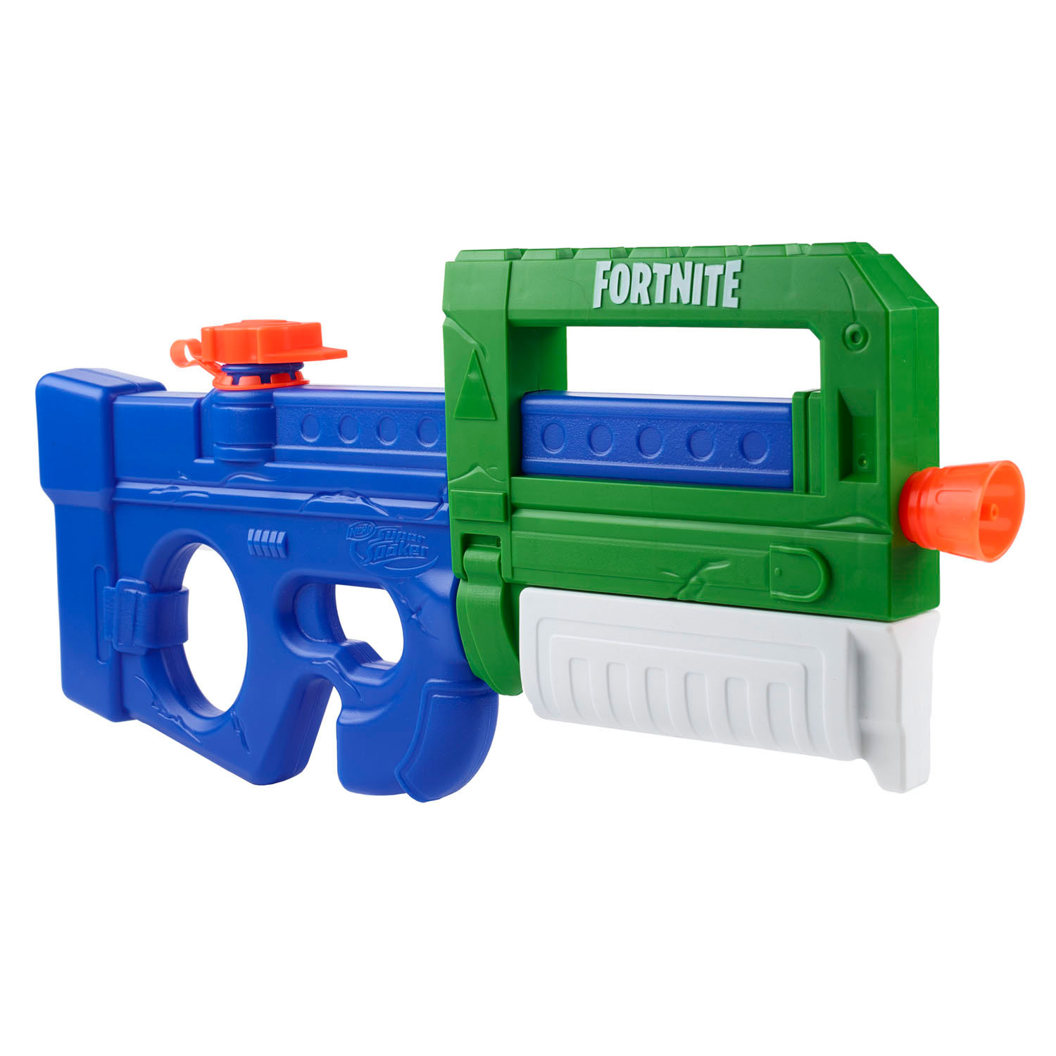 Wegenbouwproces camouflage pantoffel Nerf Super Soaker Fortnite Compact SMG-waterblaster | Thimble Toys