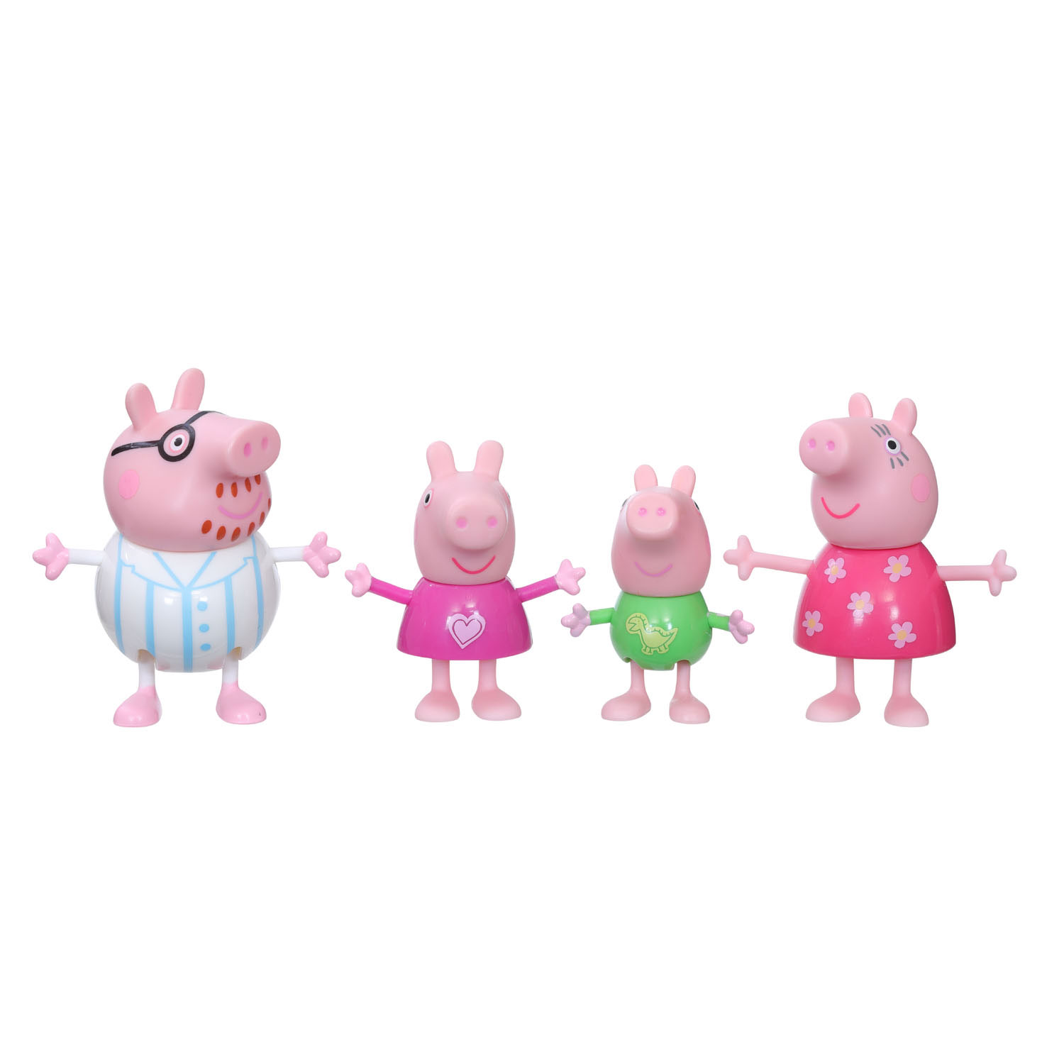 Peppa Pig Peppa's Family in Pajamas | Thimble Toys