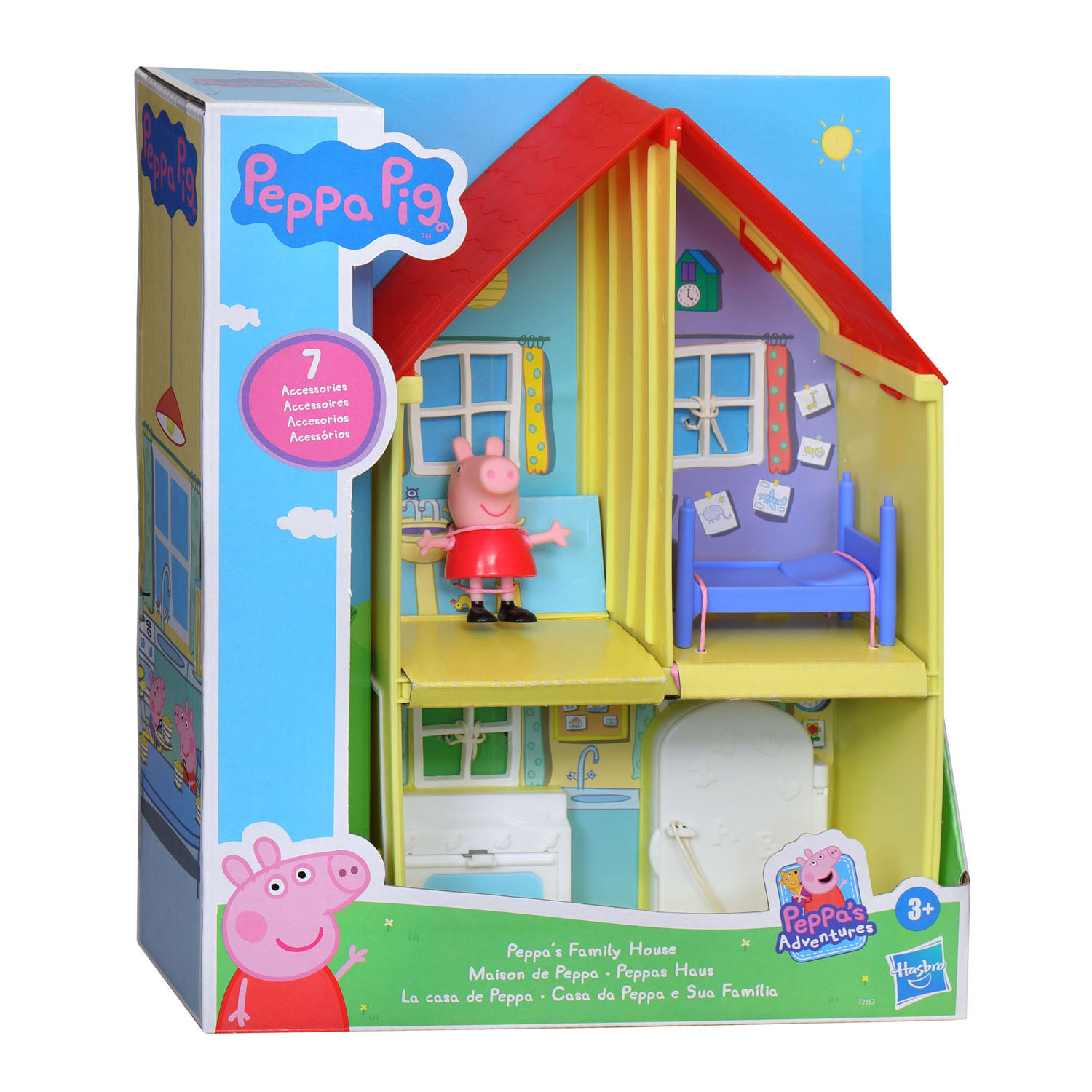 NEW Peppa Pig Peppa's Adventures Peppa's Family House Playset & Accessories