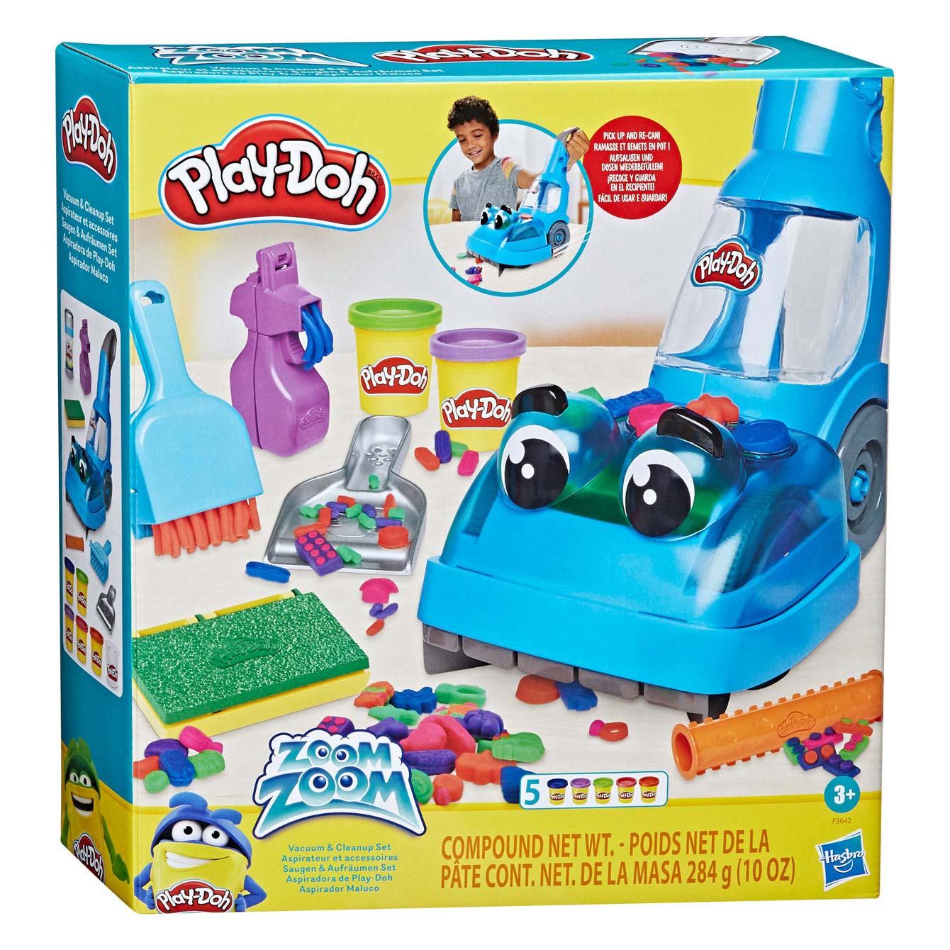 Play-Doh Zoom Zoom Vacuum and Cleanup Set - F3642