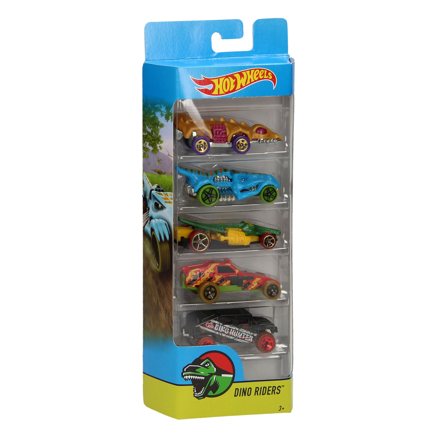 Hot Wheels Auto's - Dino Riders, 5st. | Thimble Toys