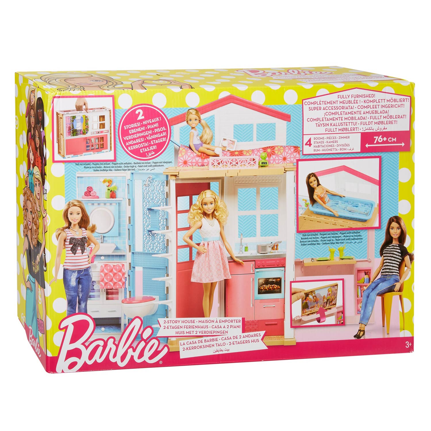 basketbal idee Skalk Barbie Twee verdiepingen Huis | Thimble Toys