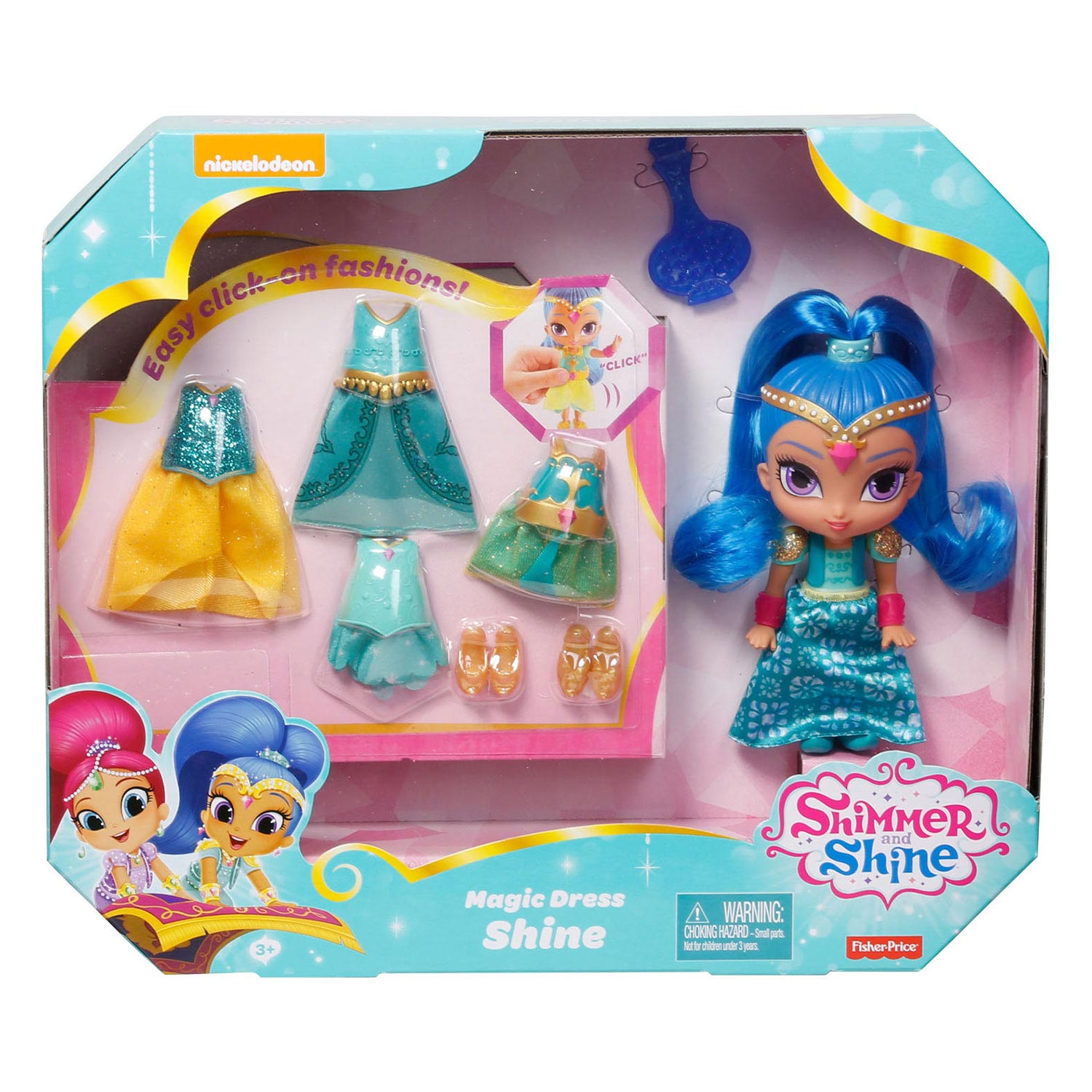 Vervolg Beweren caravan Shimmer & Shine - Magic Dress Shine | Thimble Toys