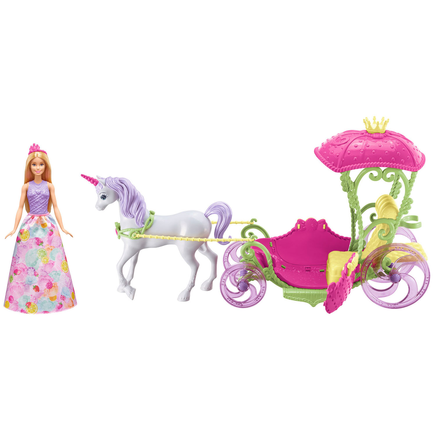 Laboratorium Ik heb het erkend Stadion Barbie Dreamtopia - Prinses met Koets | Thimble Toys