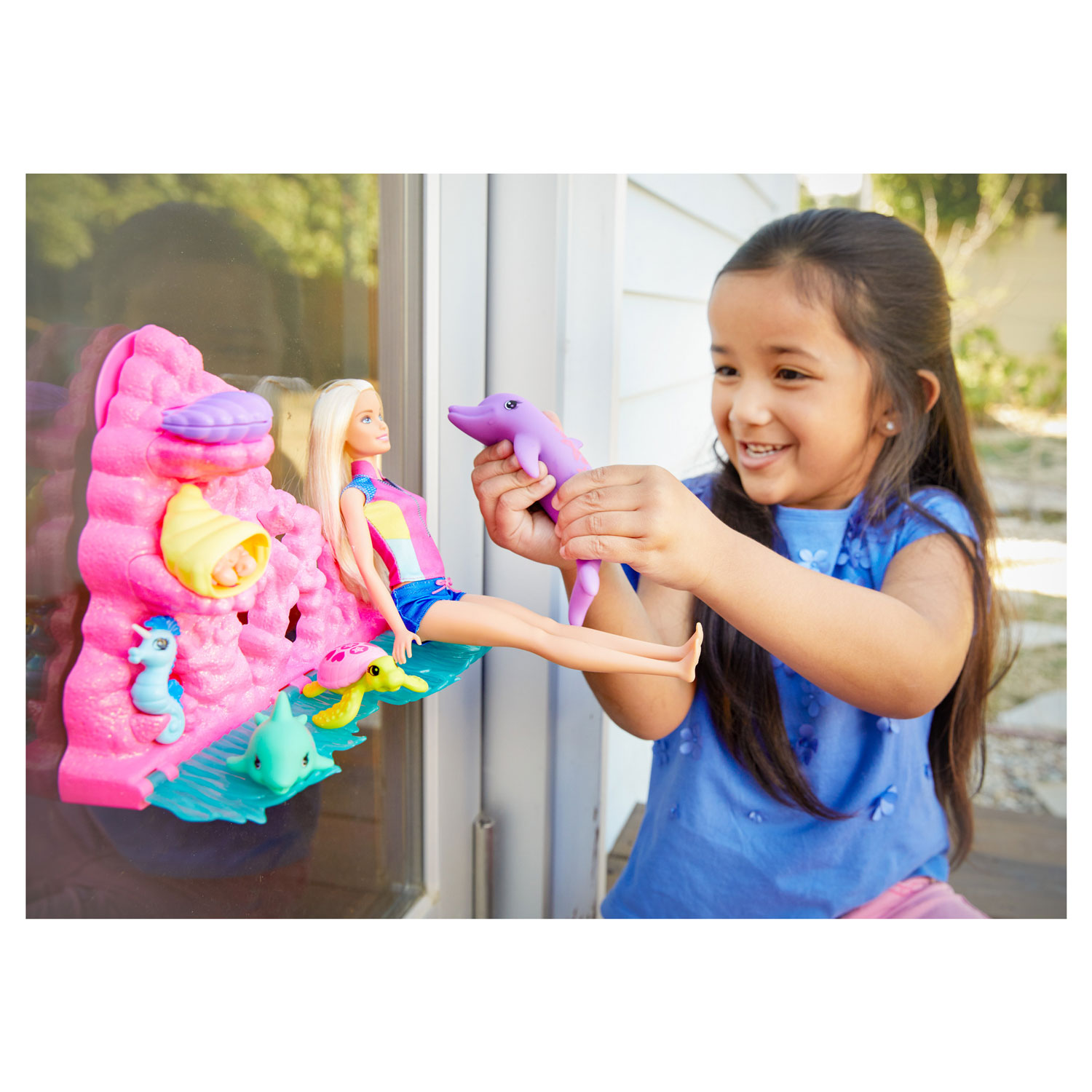 Aangenaam kennis te maken Waar snap Barbie Magische Dolfijn Oceaanschat Speelset | Thimble Toys