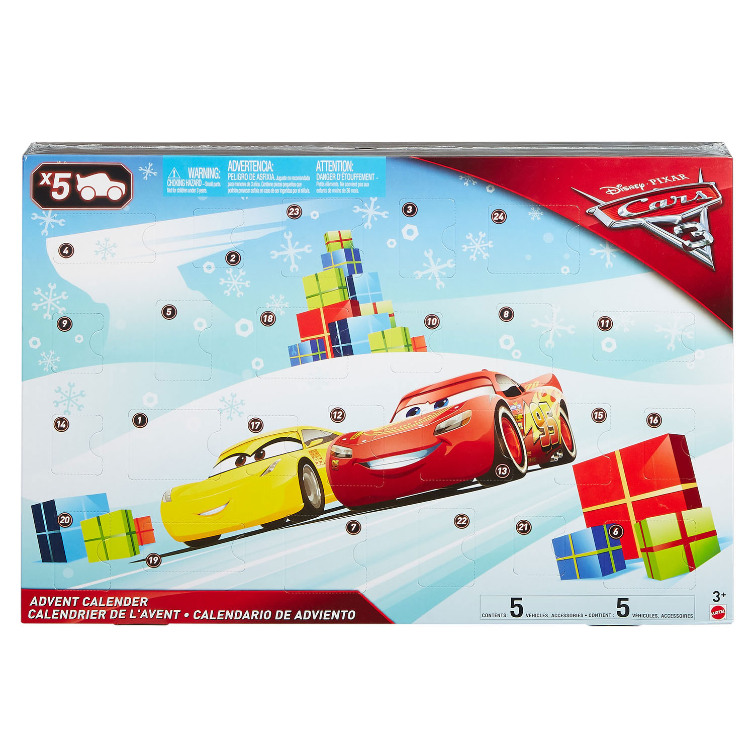 Cars Advent Calendar Thimble Toys