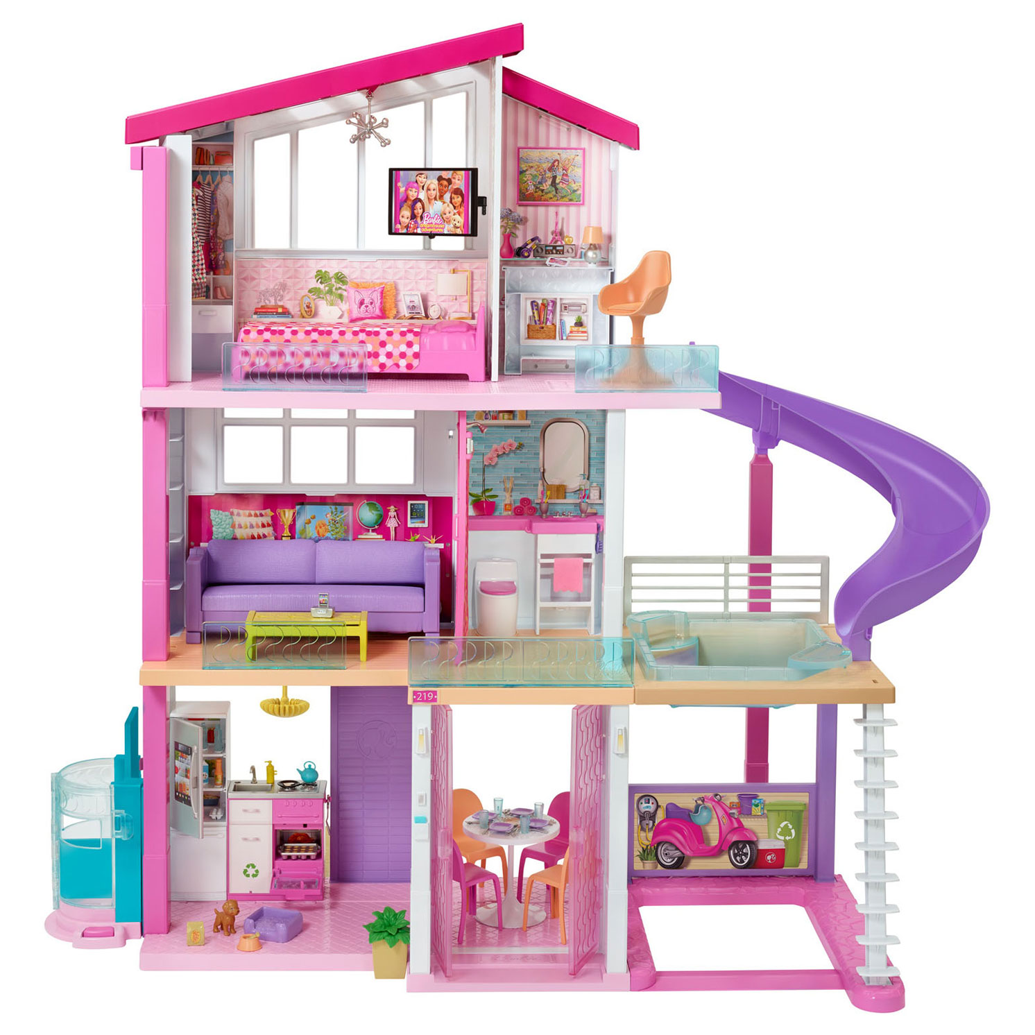 Afm In beweging Maak het zwaar Barbie Droomhuis | Thimble Toys