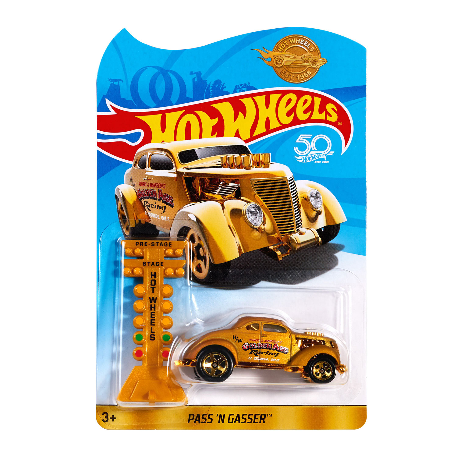handleiding Achtervolging Alarmerend Hot Wheels 50th Anniversary Golden Car | Thimble Toys