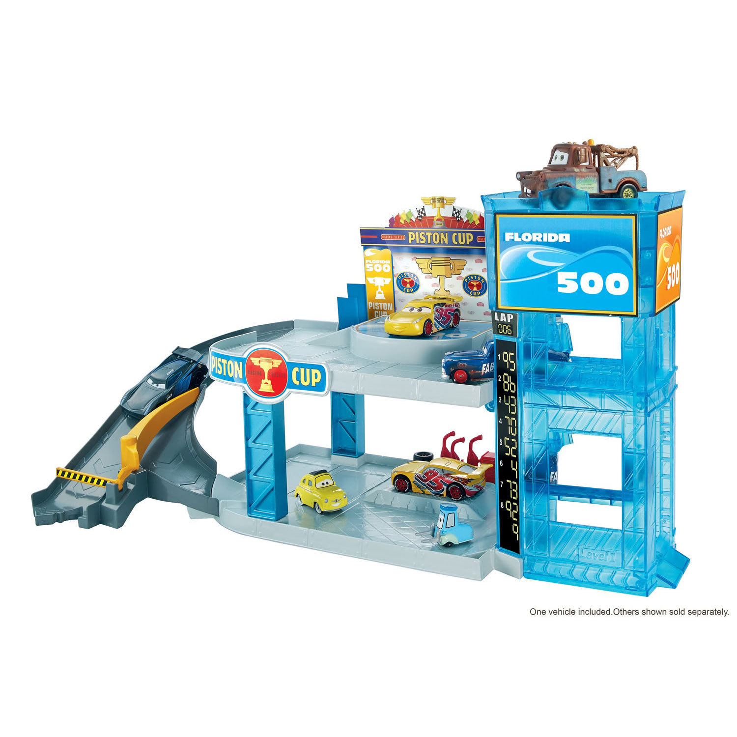 Cars 3 Piston Cup Garage Play Set | Thimble Toys