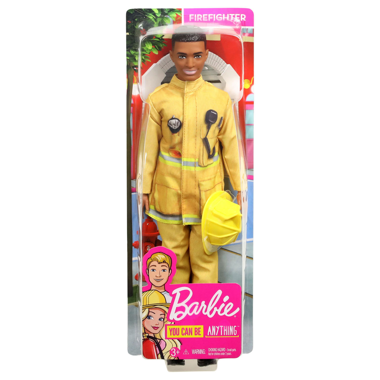 Barbie Ken You Can Be Doll Fireman Rare 
