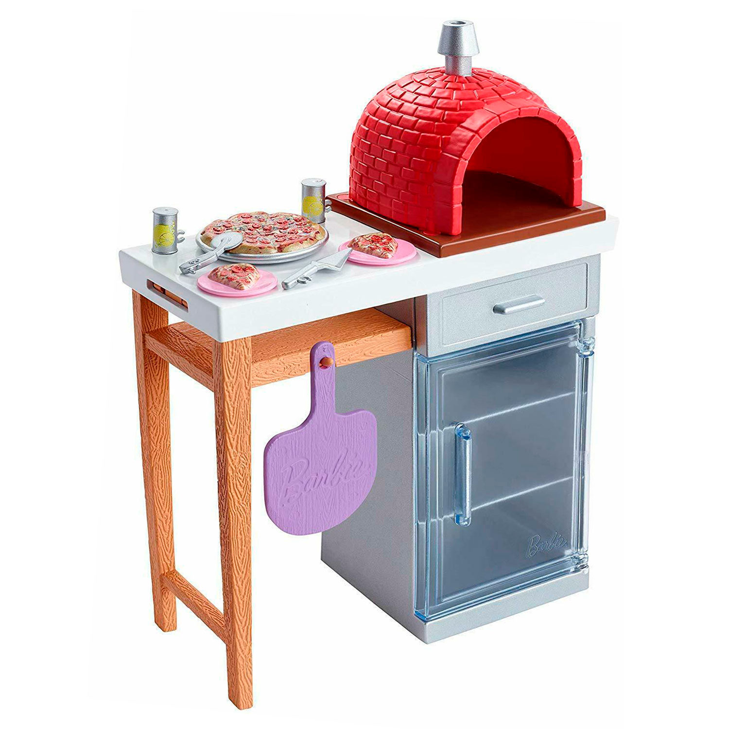 aluminium Eentonig Associëren Barbie Furniture &amp; Accessories - Pizza Oven | Thimble Toys