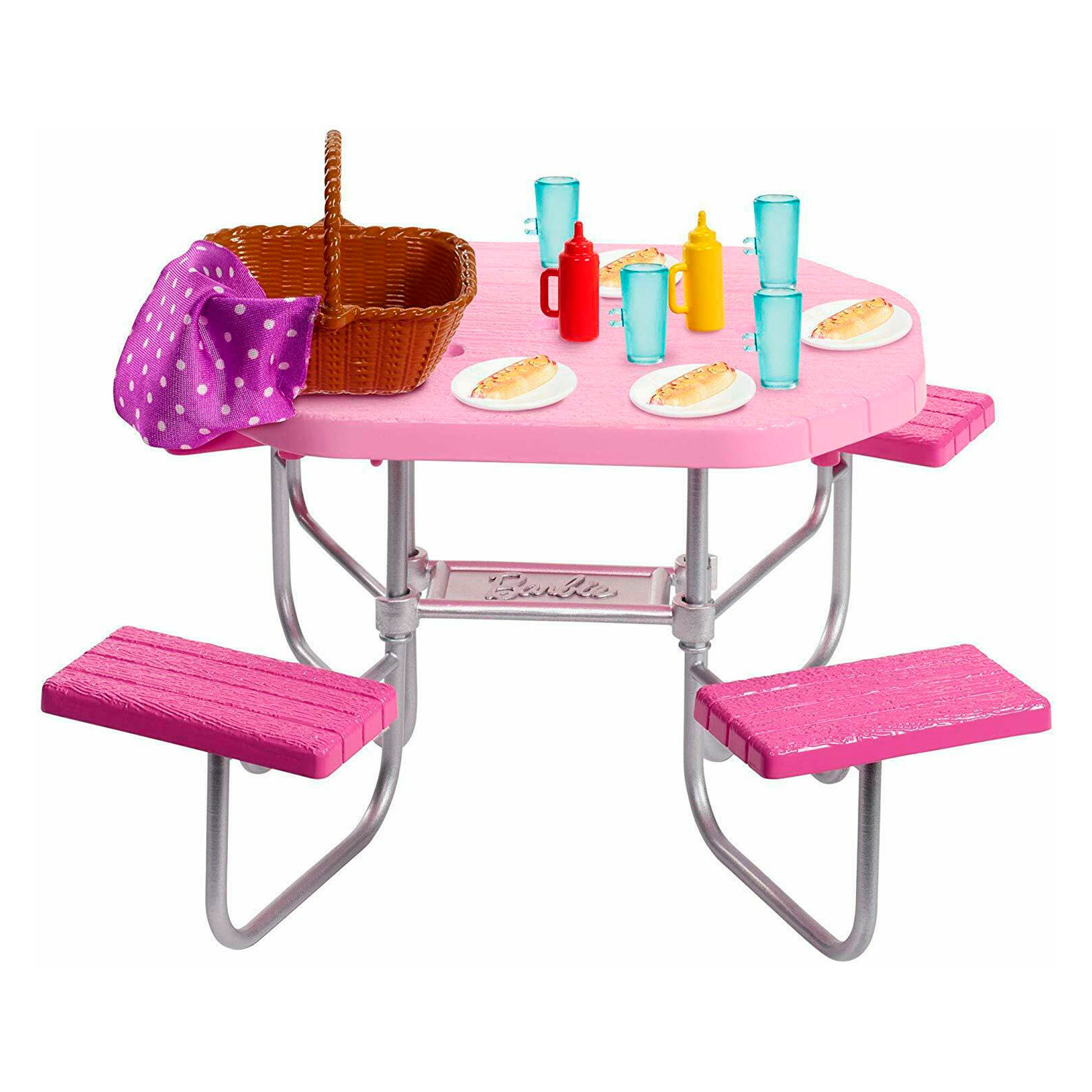 kosten Generator Bediende Barbie Meubels & Accessoires - Picknicktafel | Thimble Toys