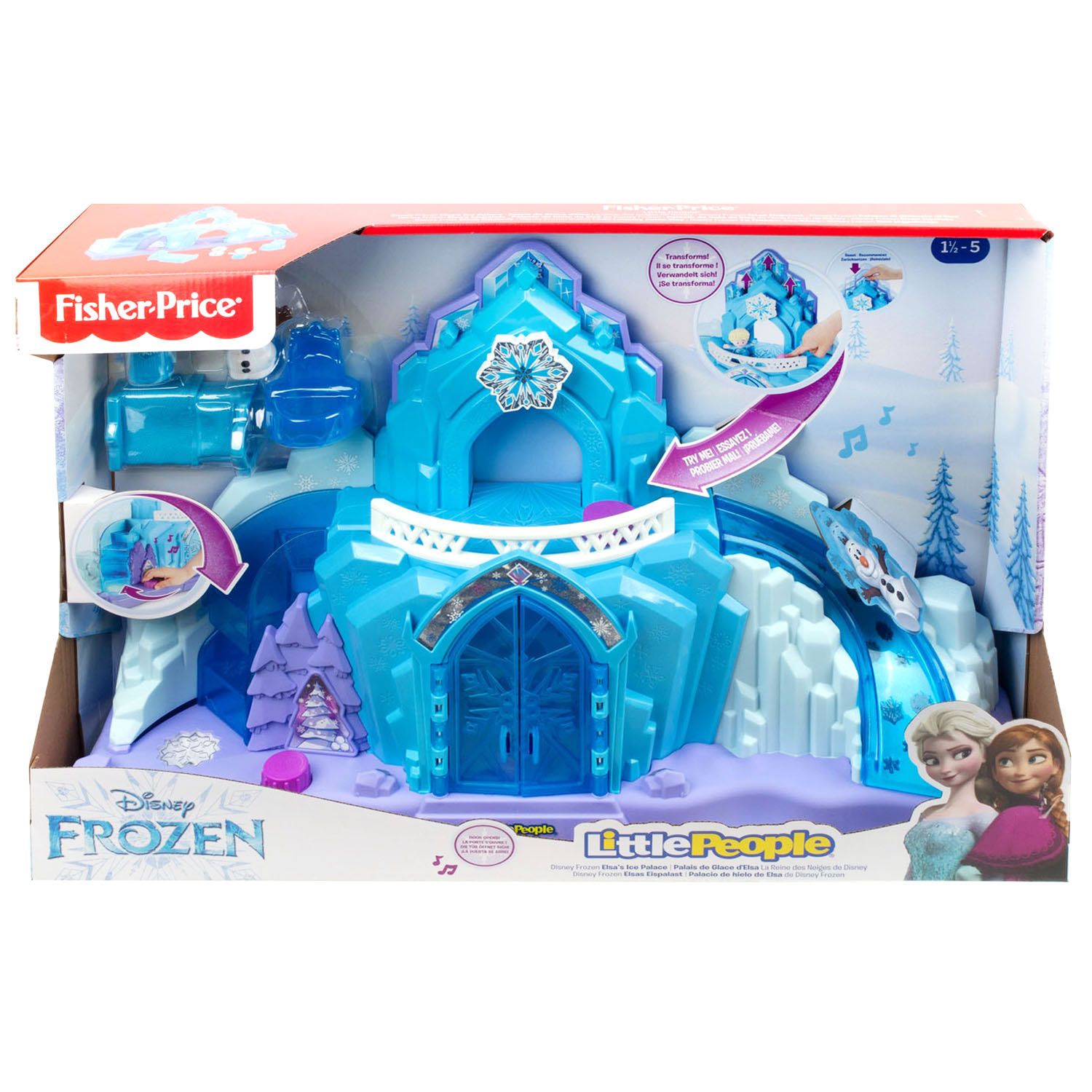 ondernemer Zichzelf neem medicijnen Fisher Price Little People - Disney Frozen Elsa&#39;s Ice Palace | Thimble  Toys