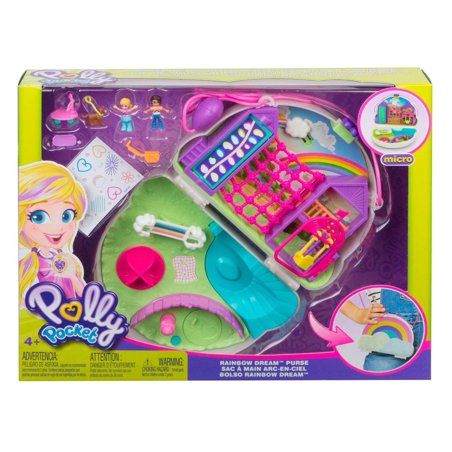Polly Pocket Shani Saia Verde - Bumerang Brinquedos
