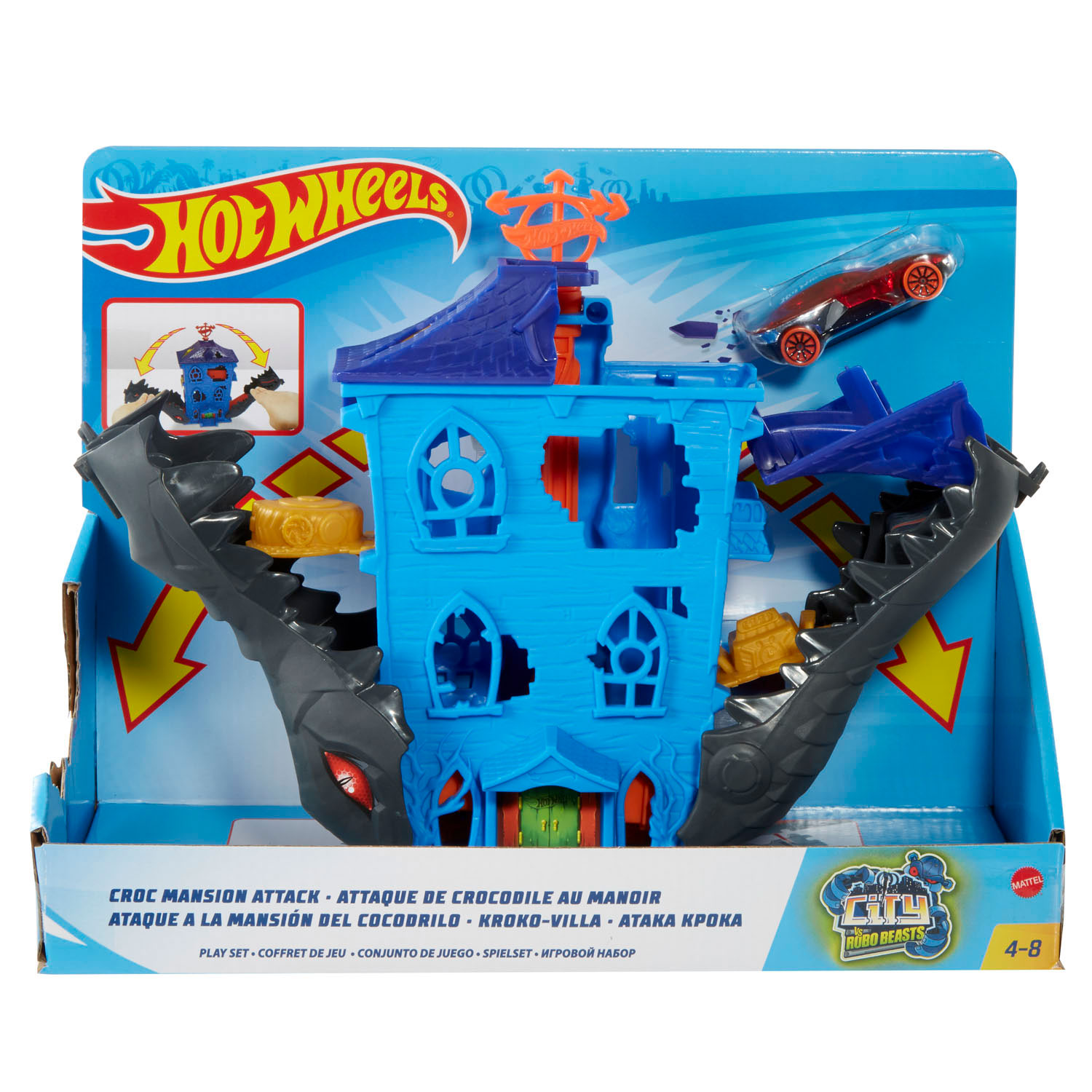 Hot Wheels City Krokodillenverblijf Speelset Thimble Toys