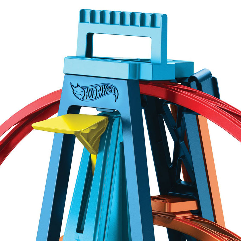 Hot Wheels Track Builder Triple Loop Stunt Loops in 2023