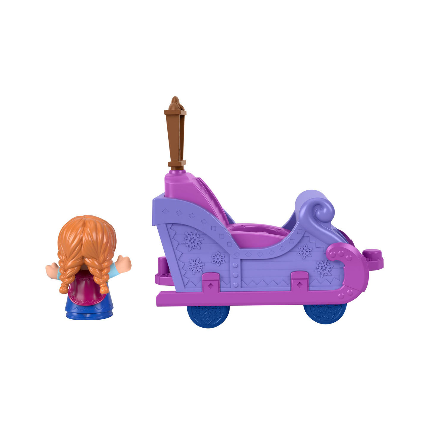 Fisher Little People Disney Frozen Parade Anna Sleigh Float for sale online 