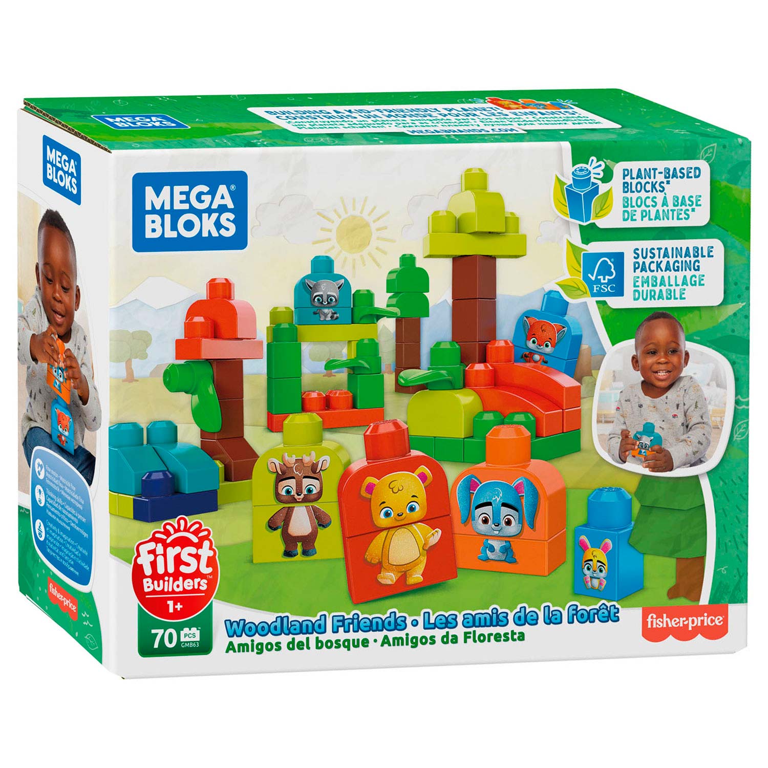 Overname Zo snel als een flits buffet Fisher Price Mega Bloks - Forest Friends | Thimble Toys