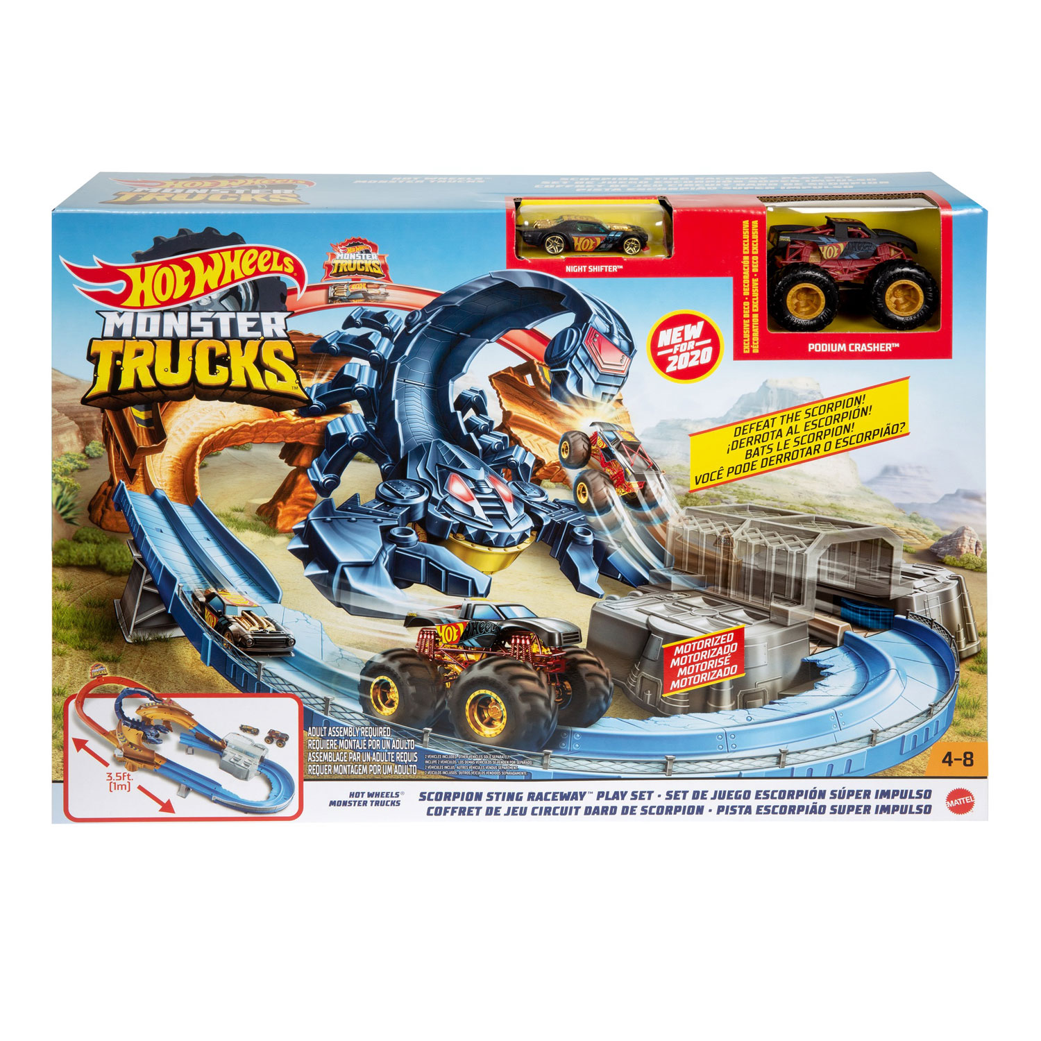 salto Per Melodramatisch Hot Wheels MT Scorpion Speelset | Thimble Toys
