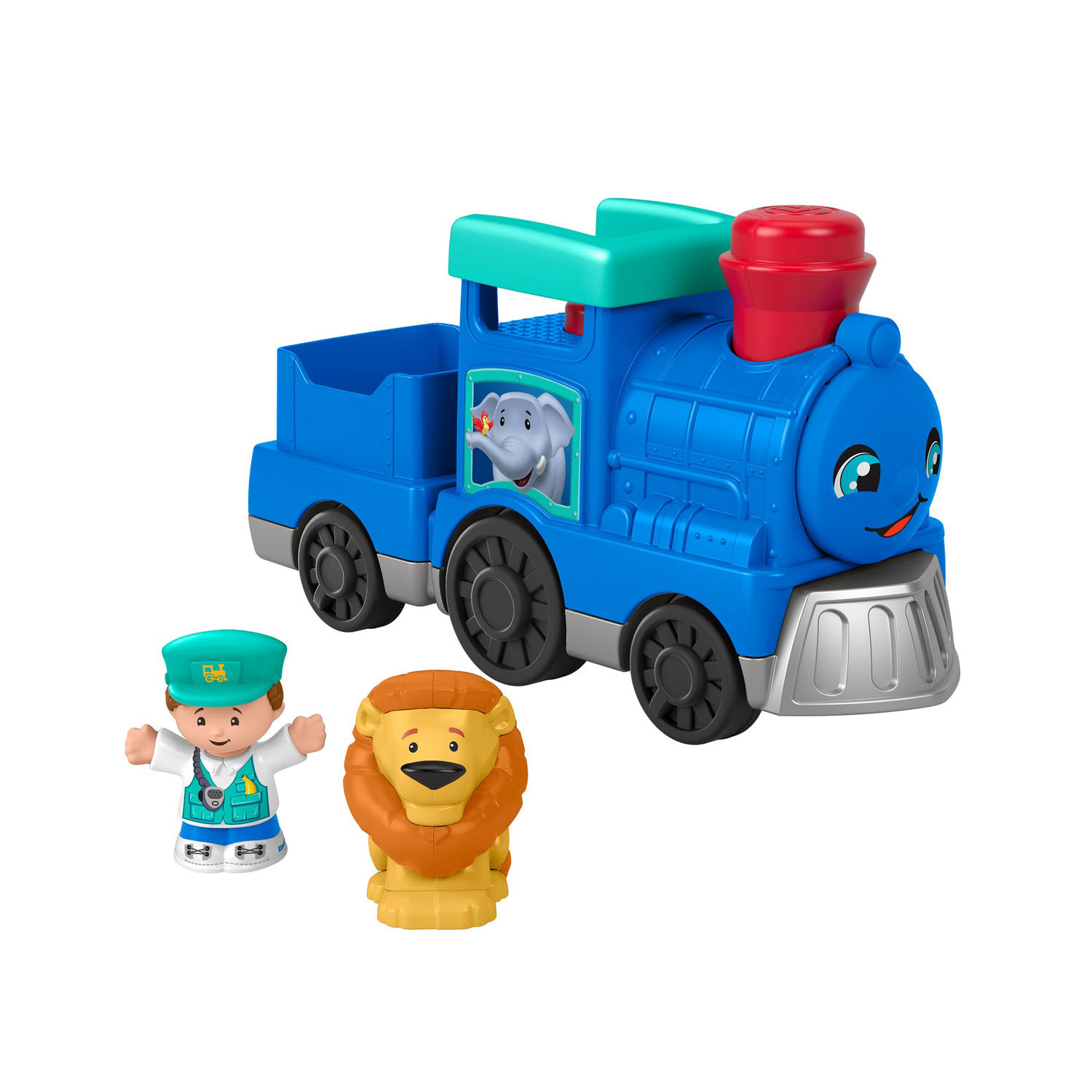 Persoon belast met sportgame Ramen wassen pastel Fisher Price Little People Animal train | Thimble Toys