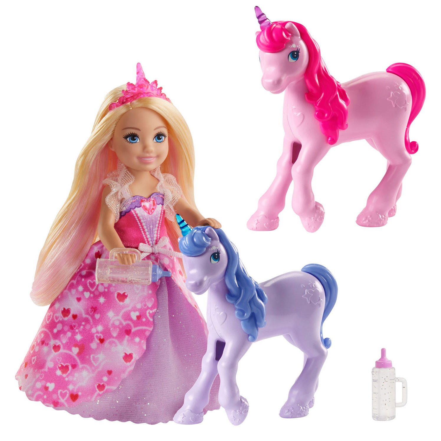 Barbie Chelsea Princess &amp; Baby Unicorn | Thimble Toys