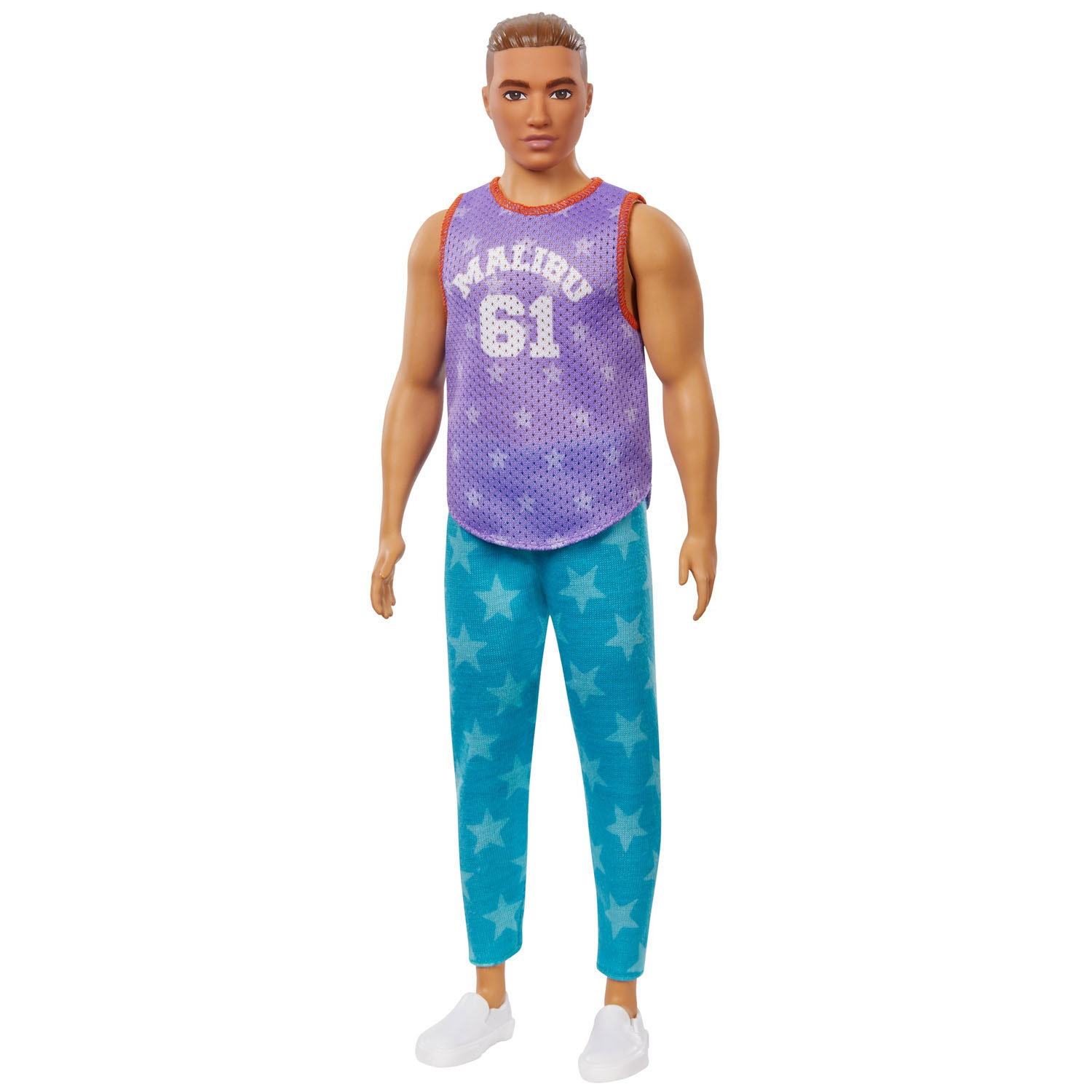 HPF79 - Barbie Fashionistas Ken Doll Sporty Jersey