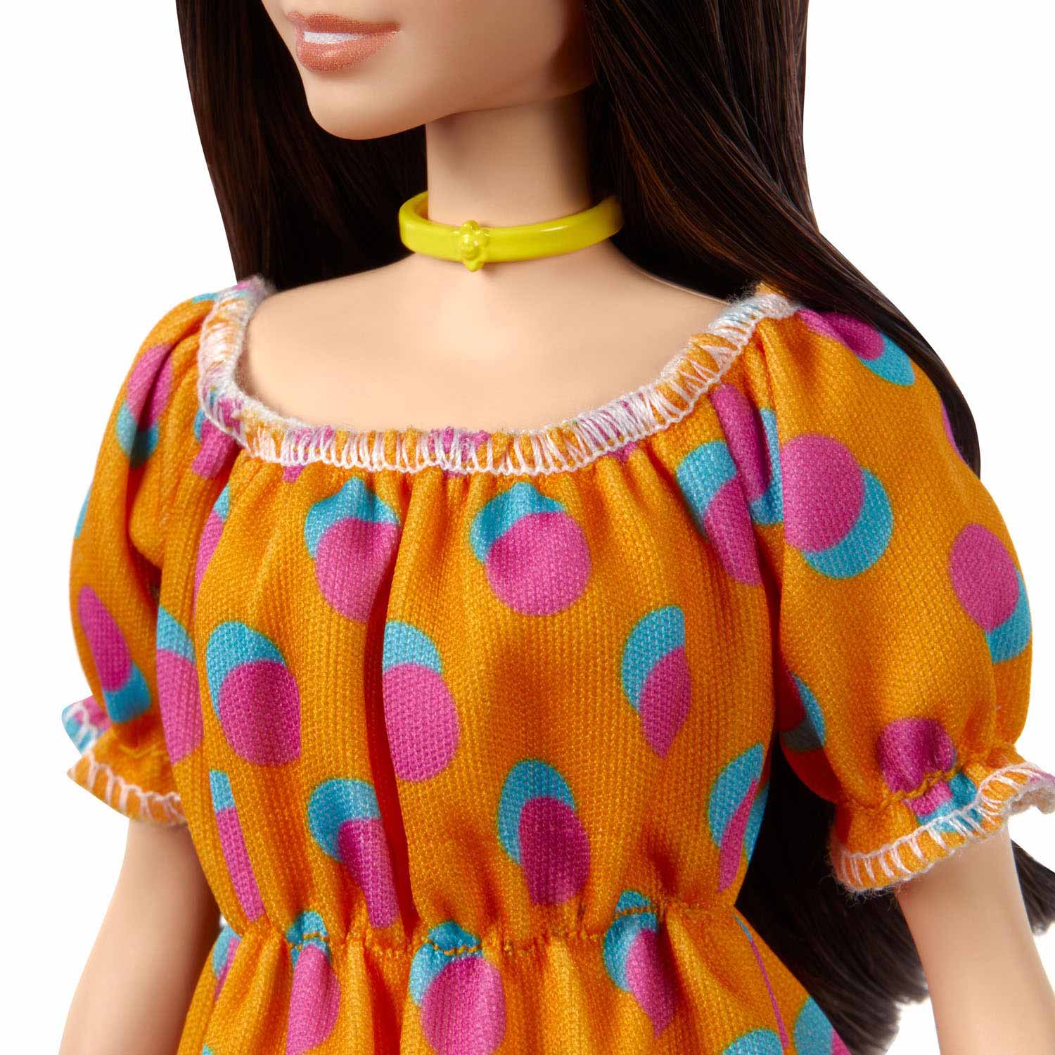 Barbie Fashionista Doll - Polka Dots Off Shoulder Dress | Thimble Toys