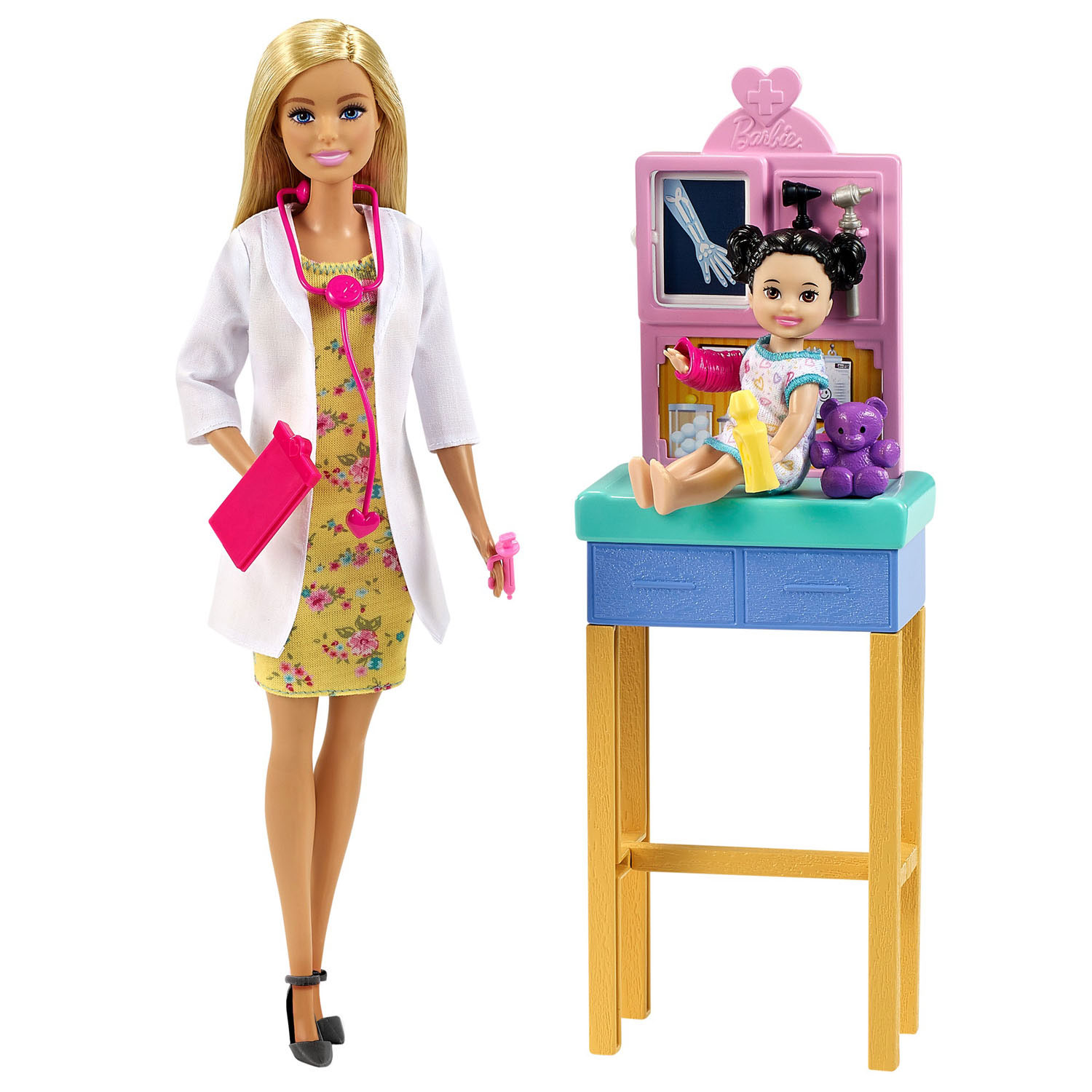 Barbie Kinderarts - Blond Haar Thimble Toys
