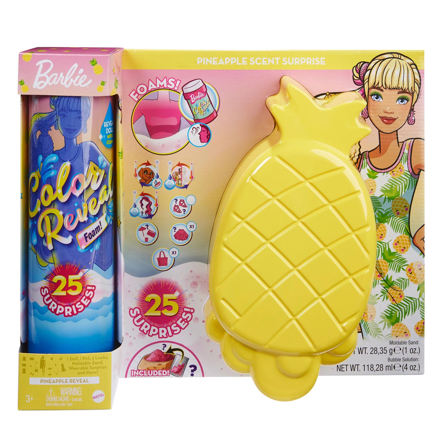 Barbie Color Reveal - Foam Pineapple