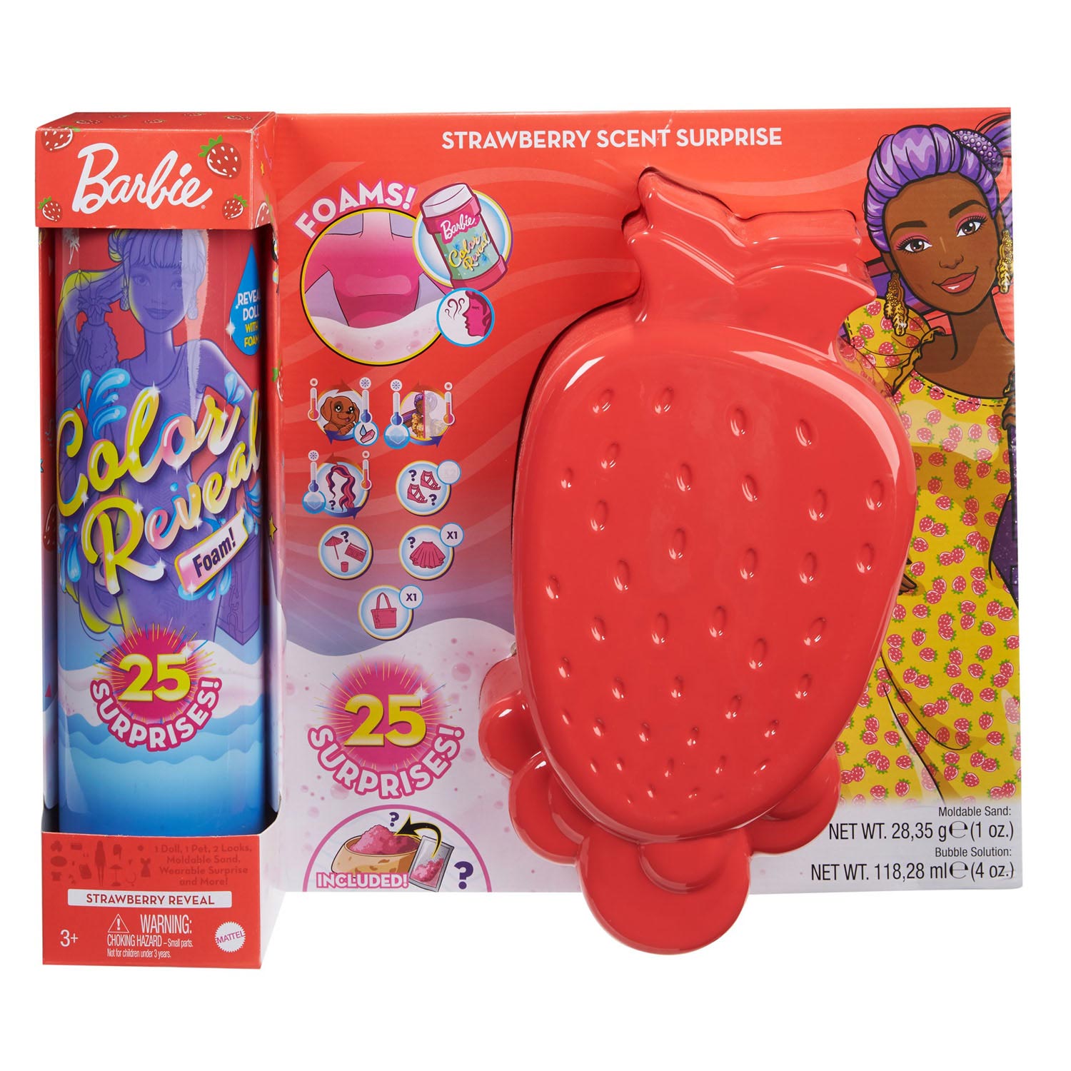 Barbie Color Reveal - Foam Strawberry