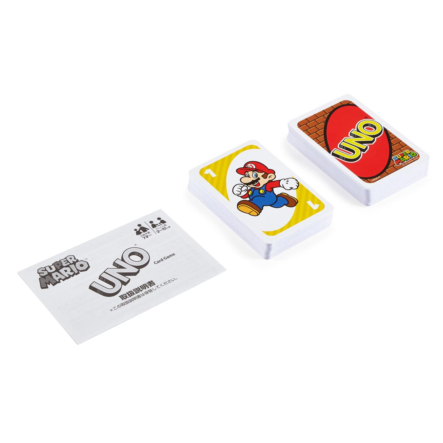 UNO Mario Kart Card Game for Kids, Adults and Game Night with Special Rule  for 2-10 Players 