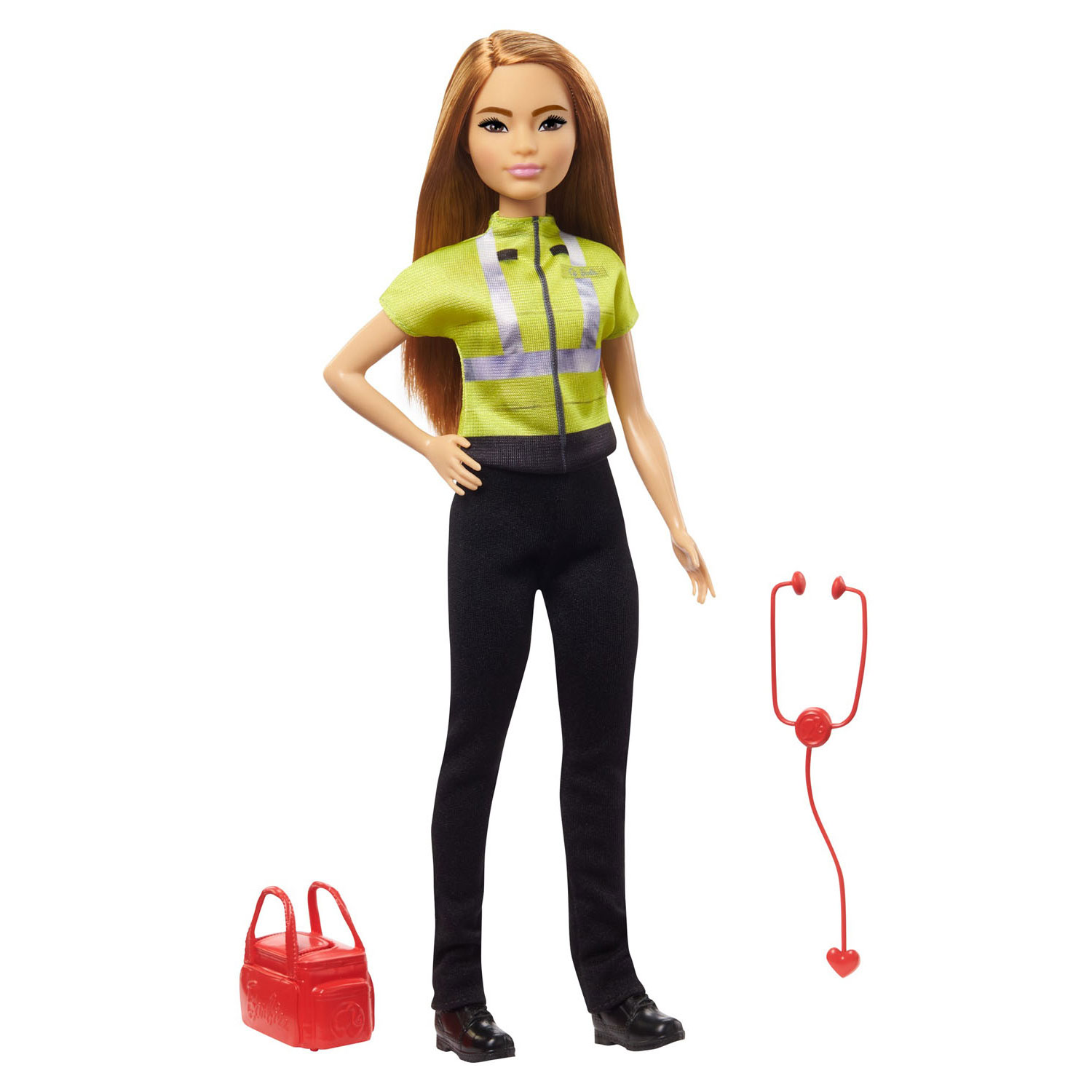 Geplooid slachtoffer bungeejumpen Barbie Ambulance Nurse Doll | Thimble Toys