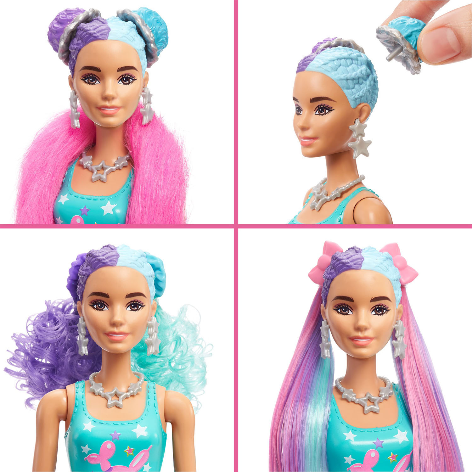Barbie Color Reveal Doll With Surprises (Styles May Vary) Doll Playset, 7  Pieces Included