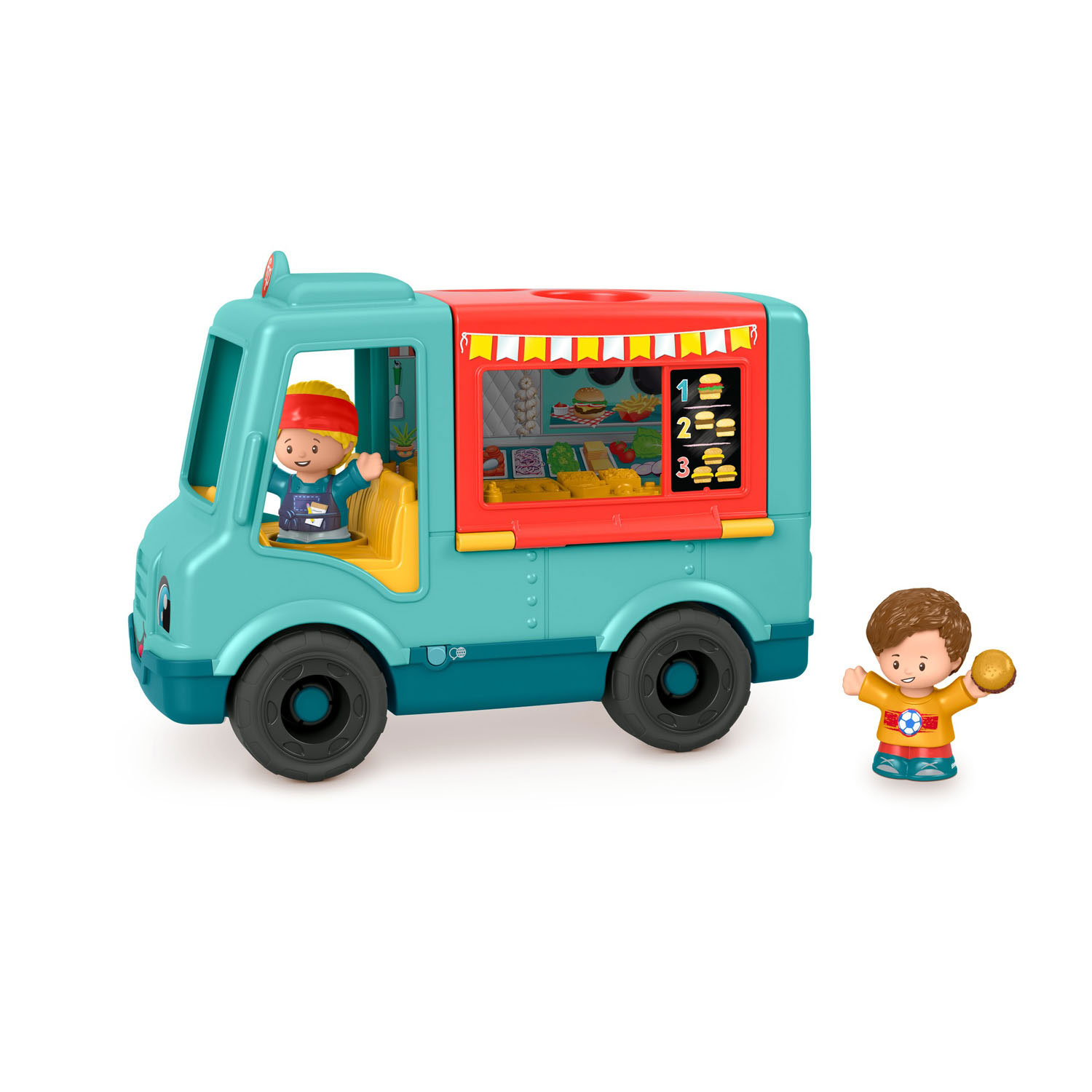 Spin Bij Dertig Fisher Price Little People Hamburger Truck | Thimble Toys