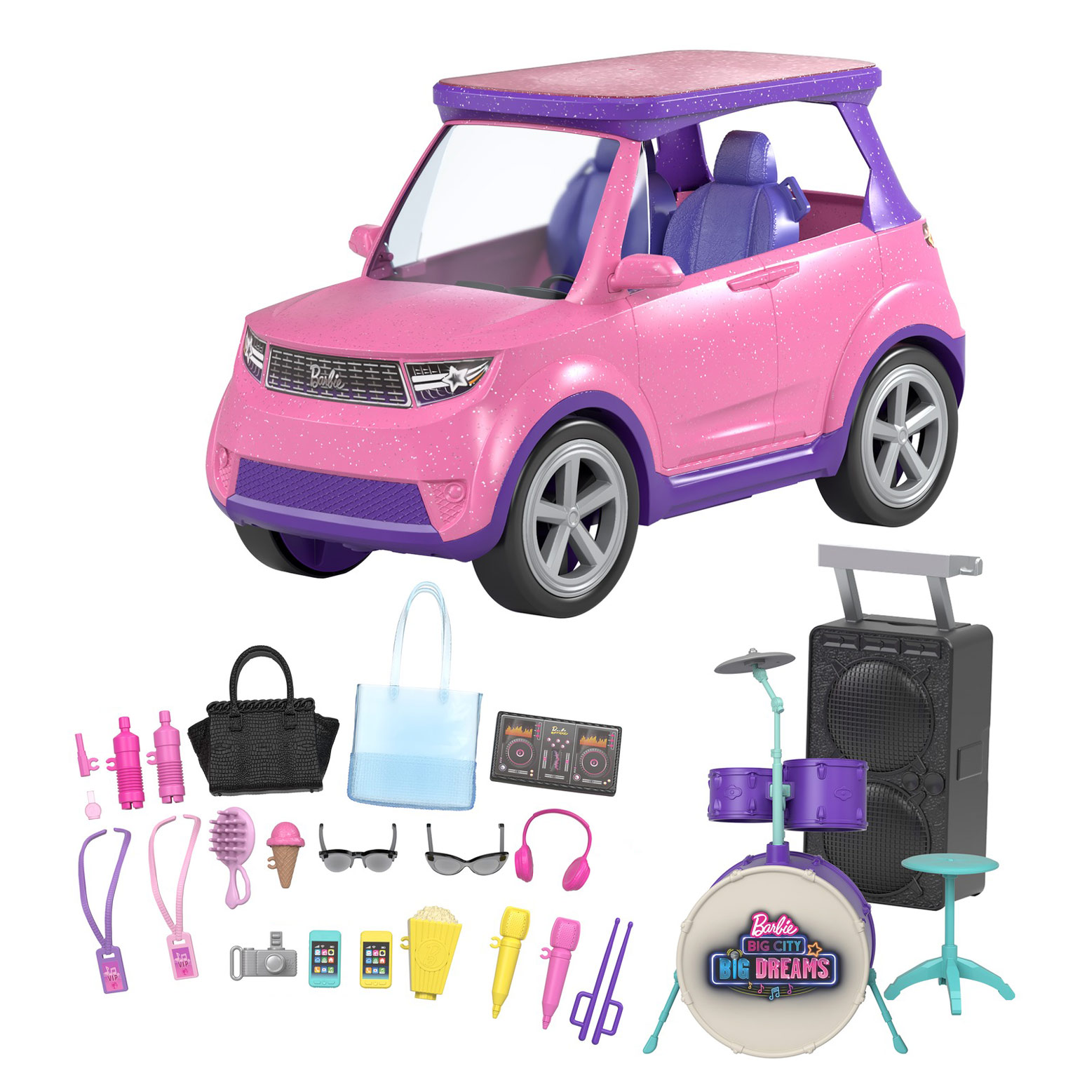roltrap Veronderstelling sarcoom Barbie Big City Big Dreams Car | Thimble Toys