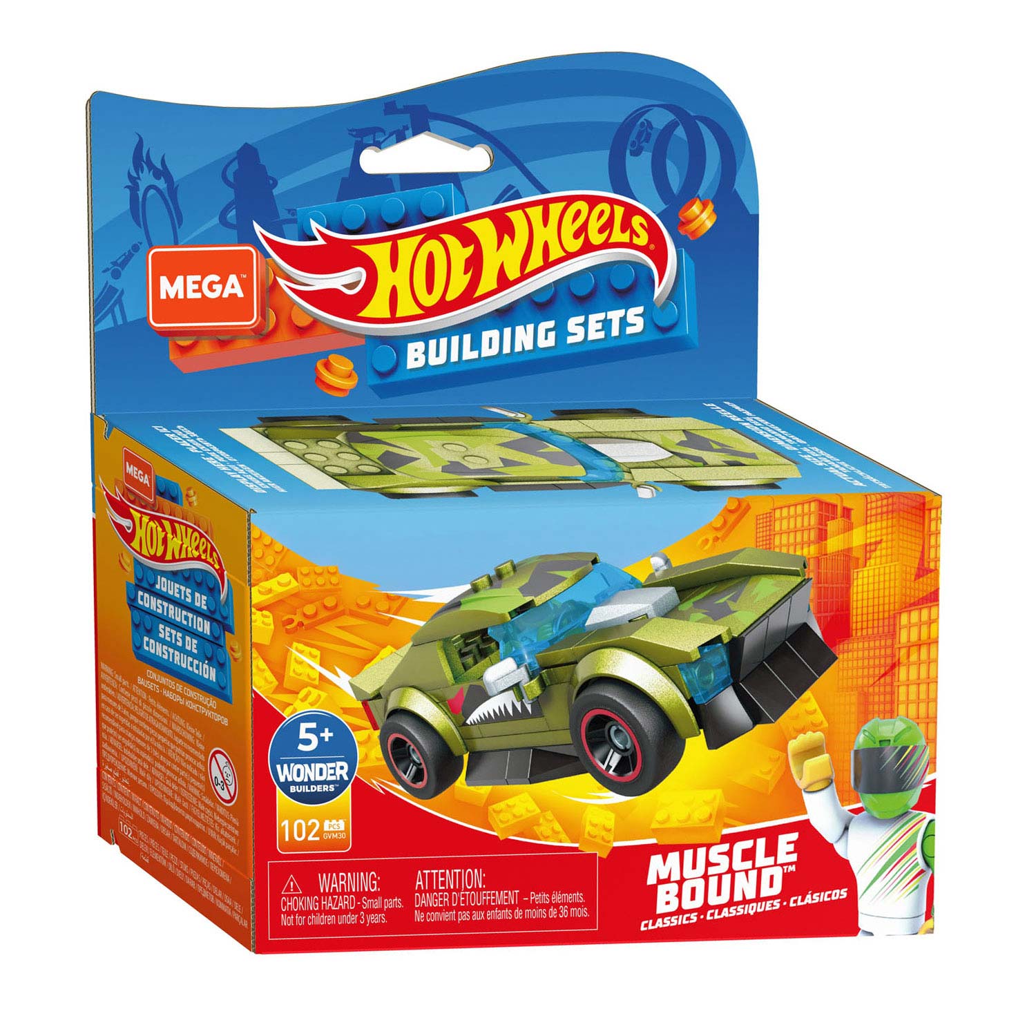 Mega Hot Wheels Jogo de construção Muscle Bound