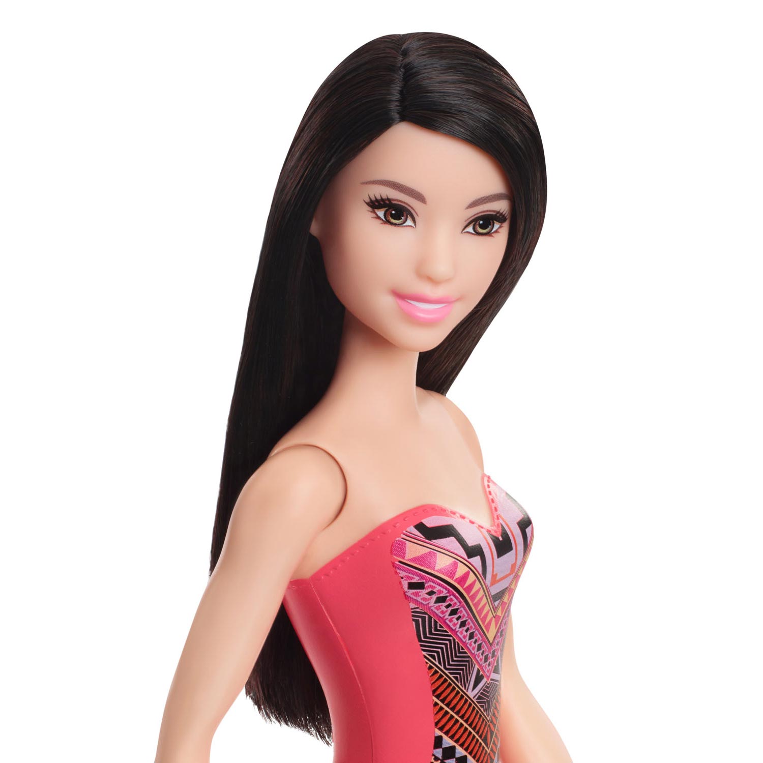 Barbie 2022 Holiday Barbie Doll Straight Black Hair