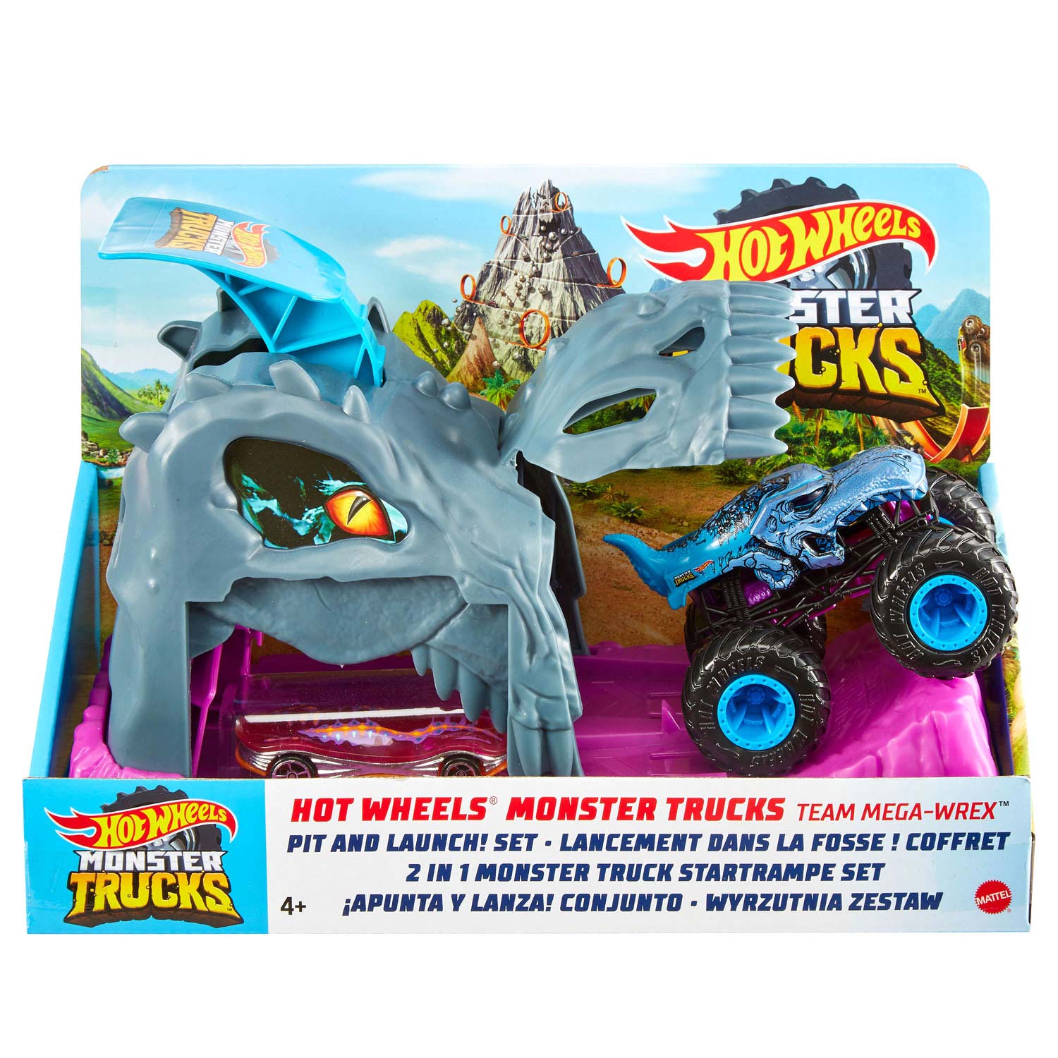 MEGA Hot Wheels Mega-Wrex Monster Truck Building Set with 1 Figure