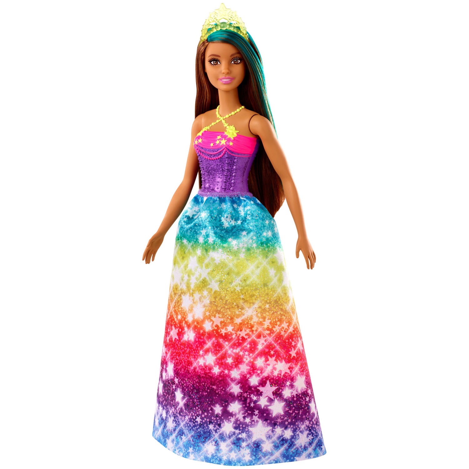 deadline Wiskundig tunnel Barbie Dreamtopia Prinses met Donker Haar | Thimble Toys
