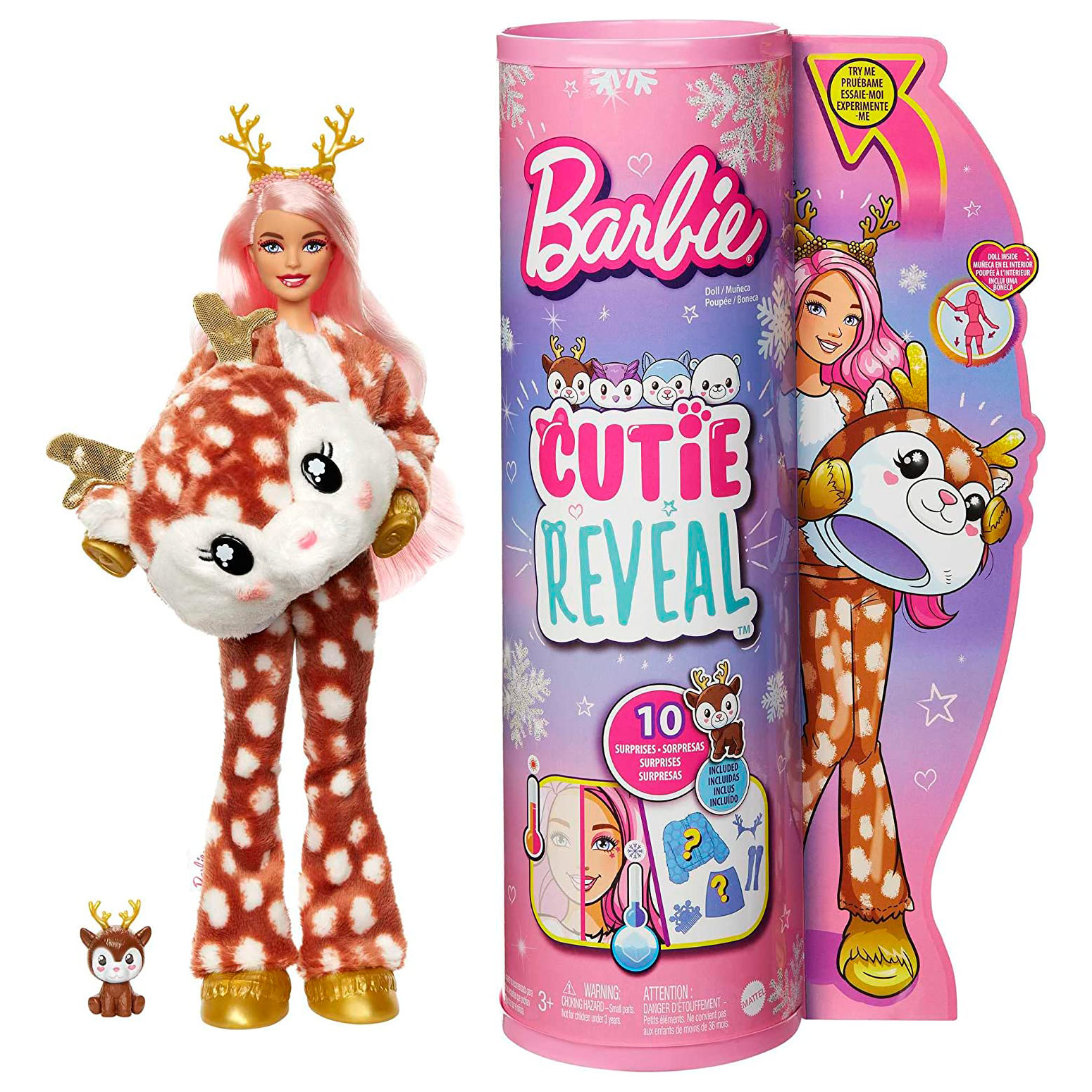 Barbie Cutie Reveal Chelsea Doll Jungle Series - Elephant