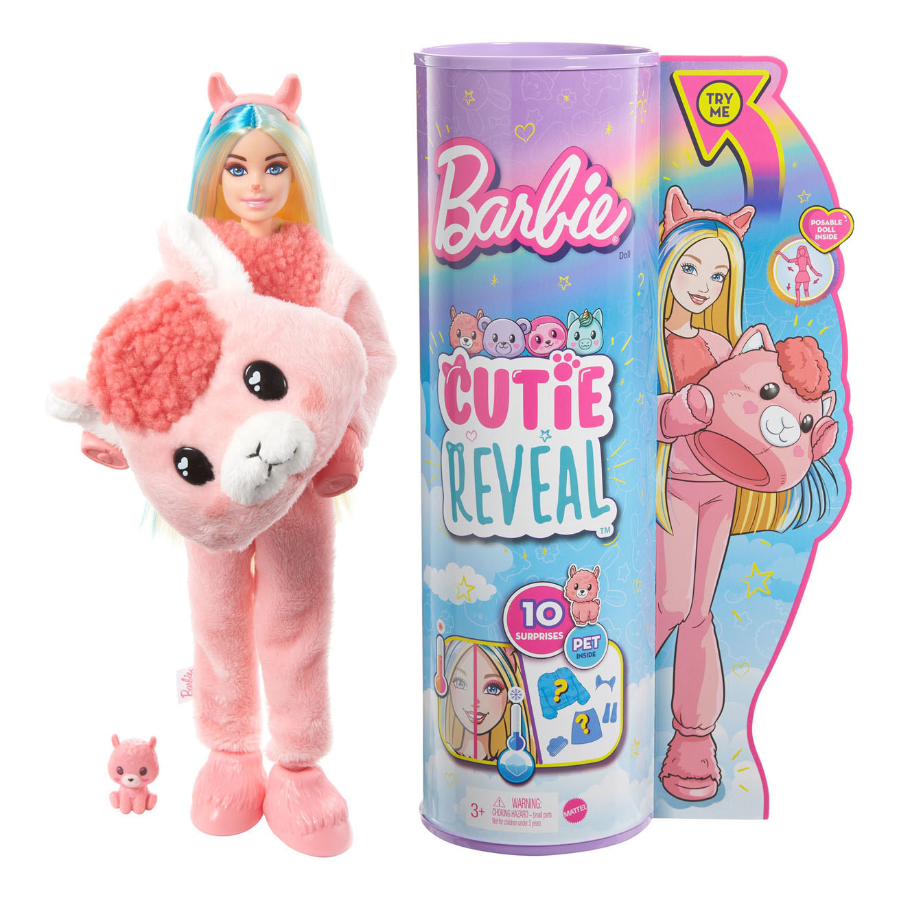 Cutie Reveal Pop - Llama | Thimble Toys