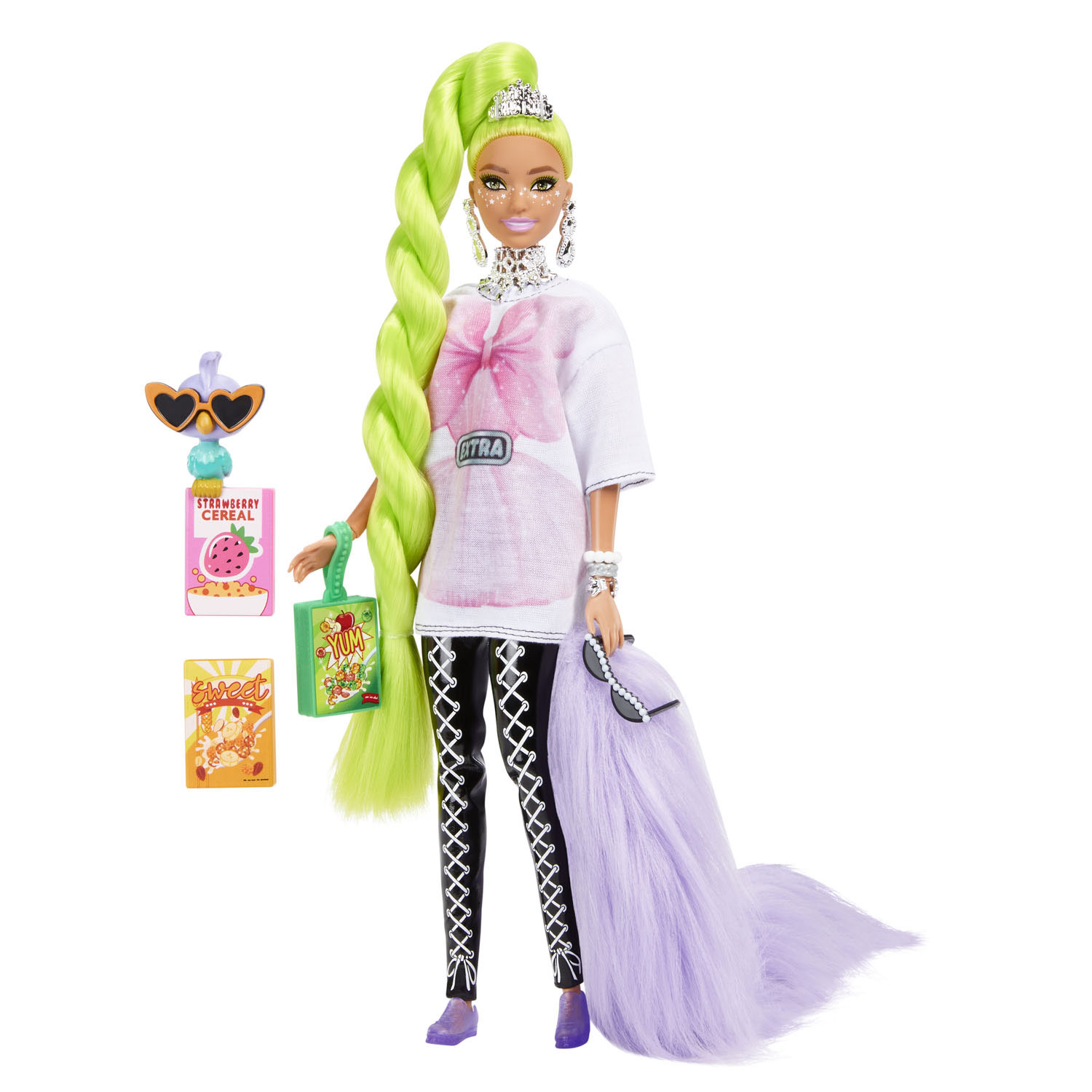 Barbie Extra Doll - Neon Green Hair | Thimble Toys